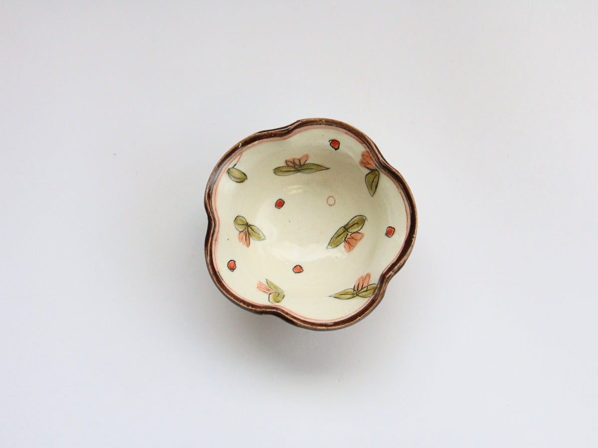 輪花小鉢 蓮【加藤淳】