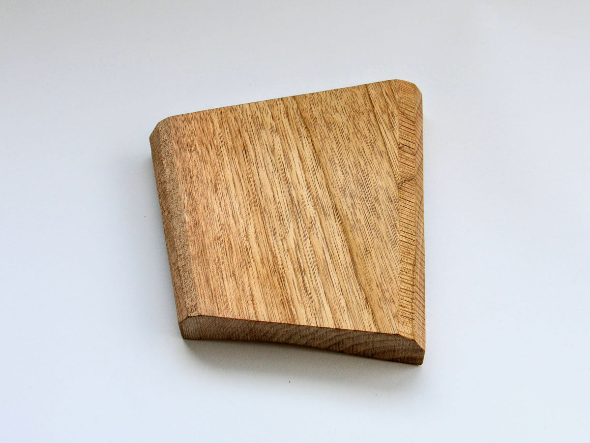 クルミの菱型皿 クリア 大【田口慎介】