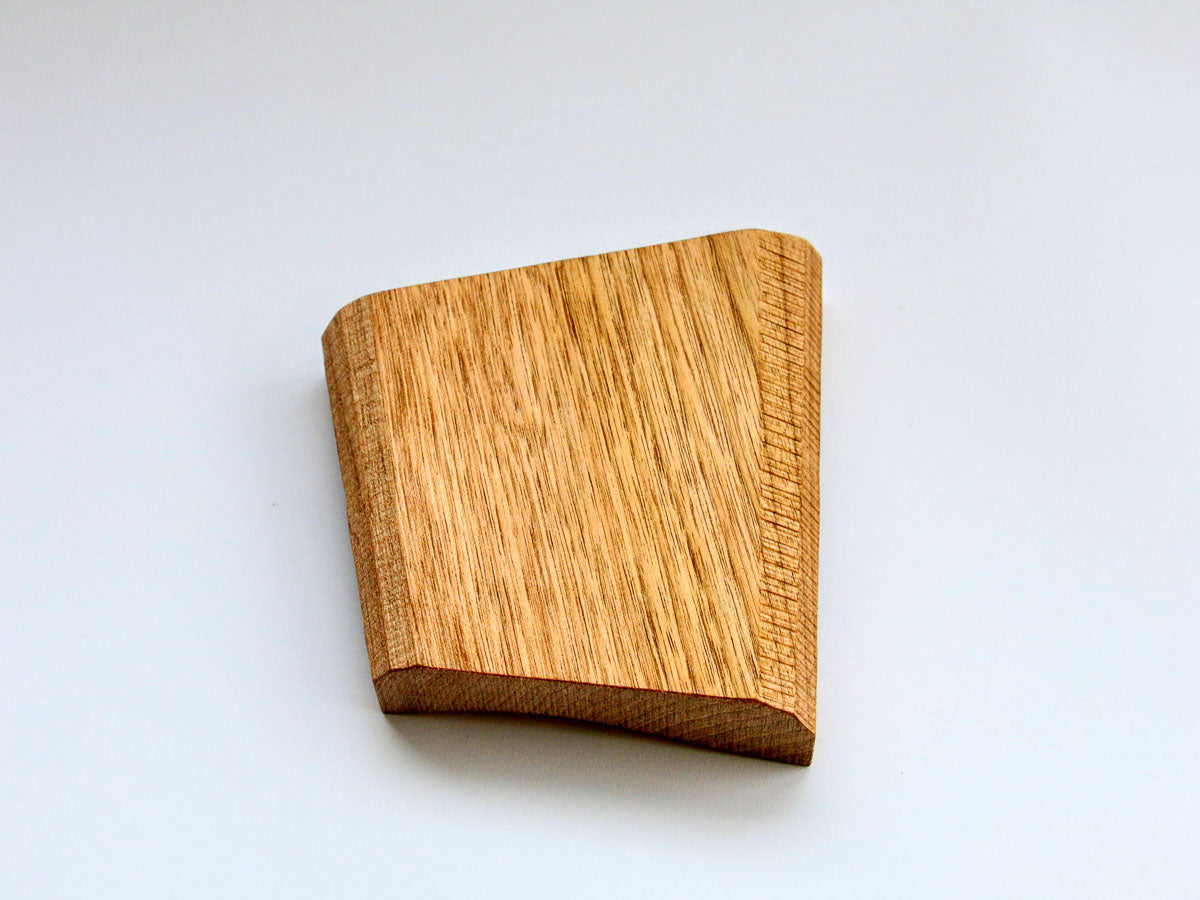 クルミの菱型皿 クリア 中【田口慎介】