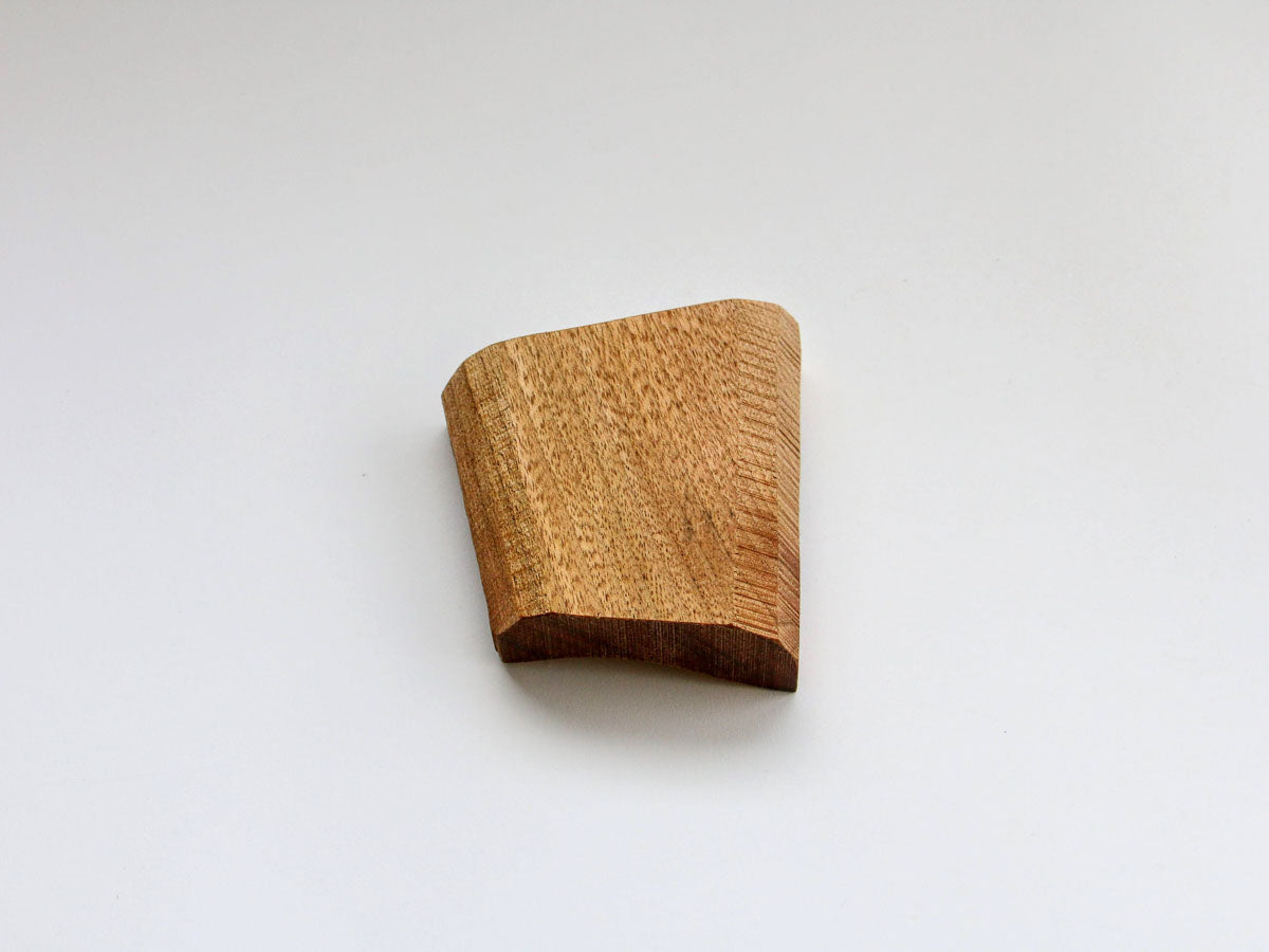 クルミの菱型皿 クリア 小【田口慎介】