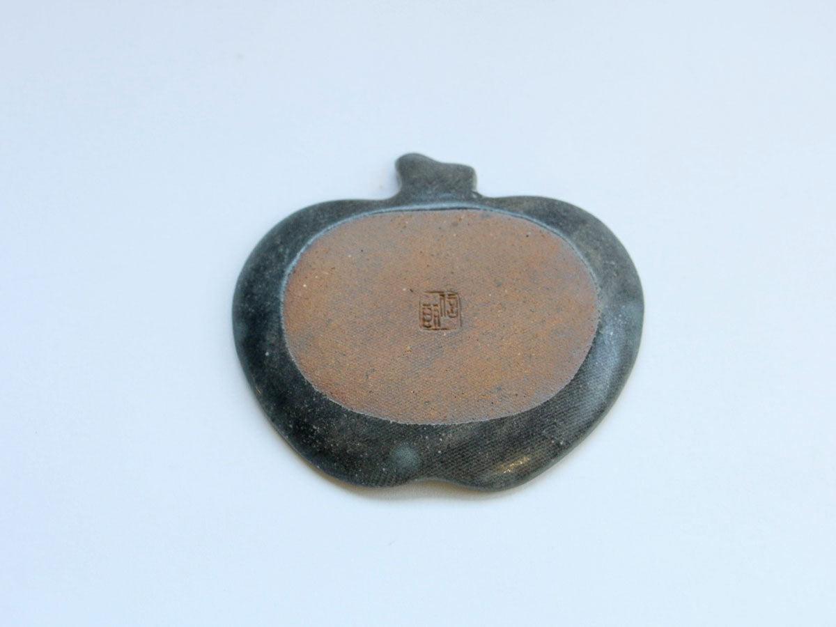 グレー釉りんご皿 小【古谷製陶所】