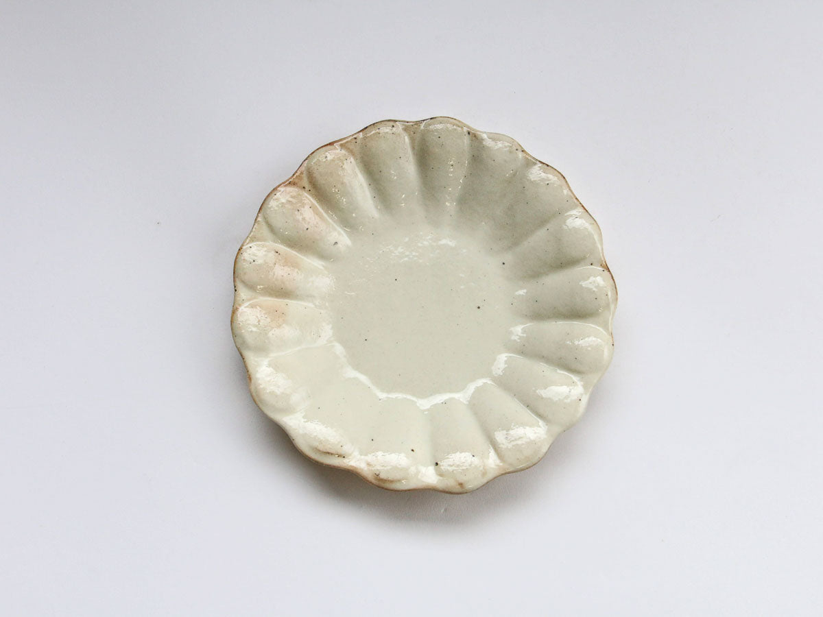 鉄散輪花深皿 小【古谷製陶所】