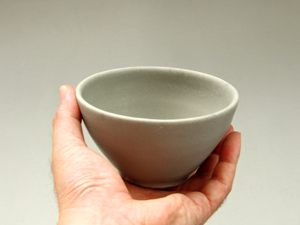 カラーマット飯碗 中 薄墨【大原拓也】