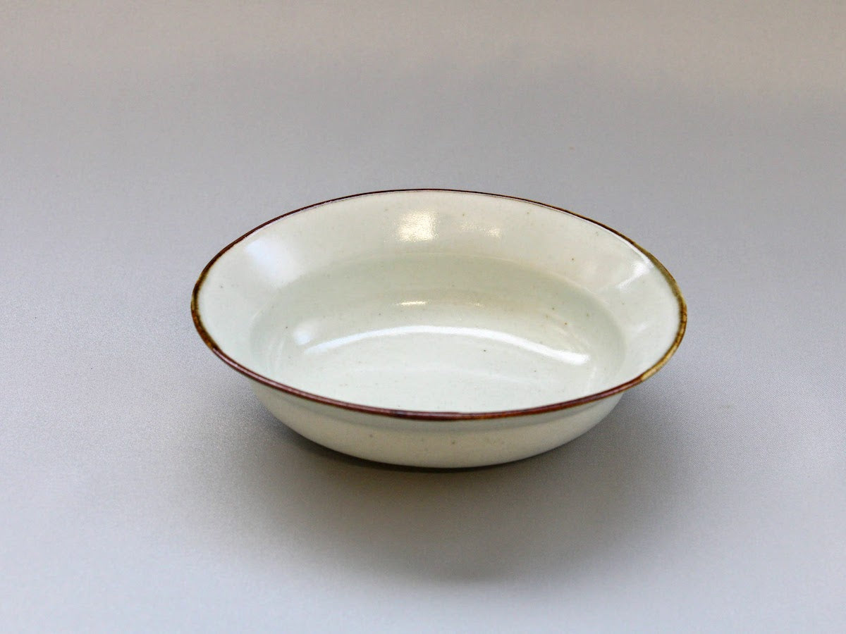 Rim oval bowl small Sabi Richo [Koyang Kiln]