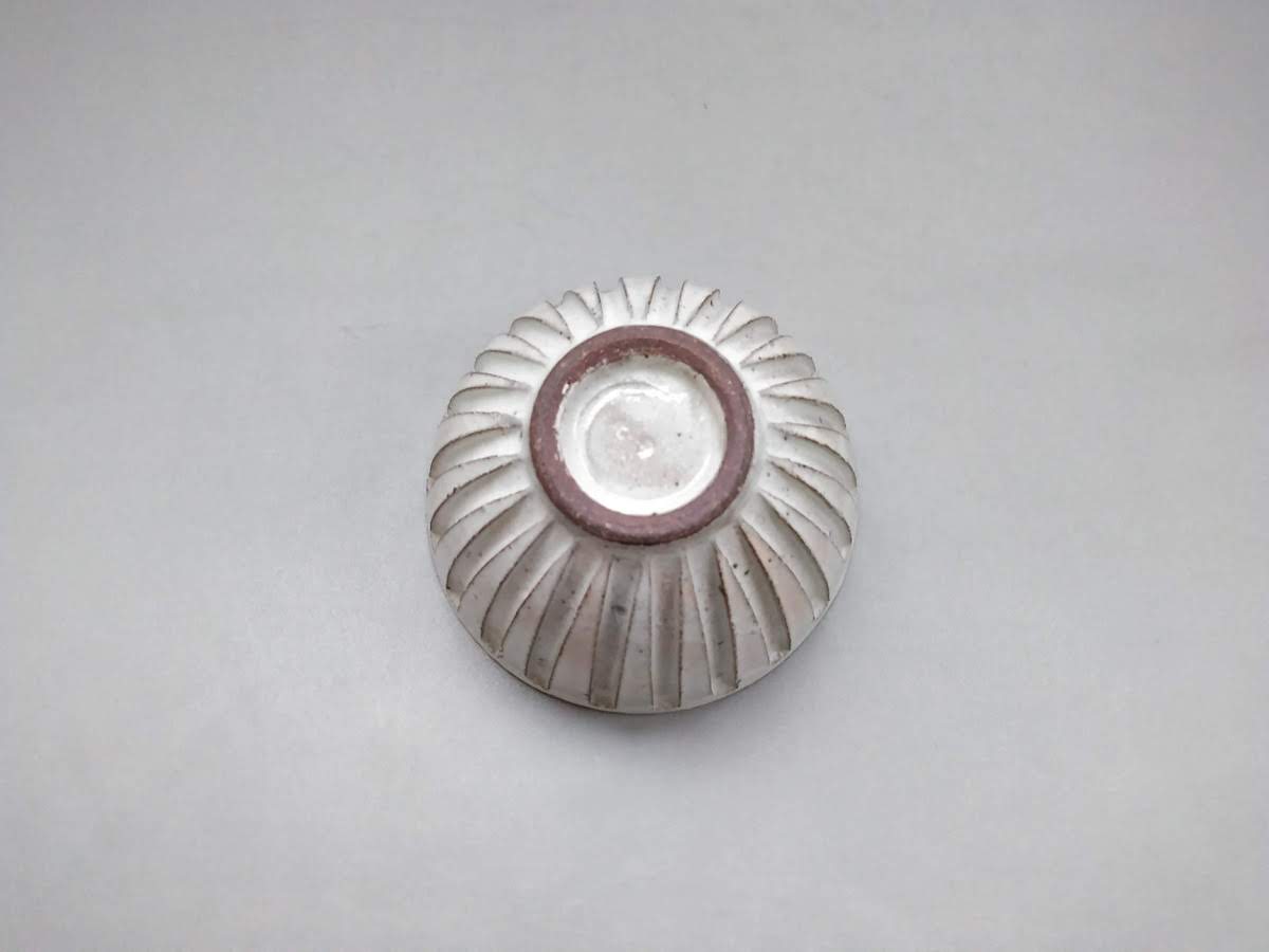 粉引細削ぎ飯碗 小【兵山窯】