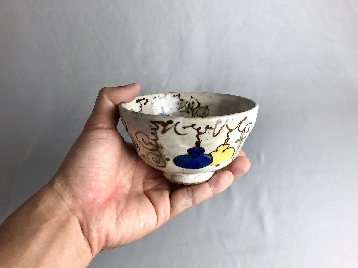 Six gourd rice bowls [Porcelain Studio Raku]