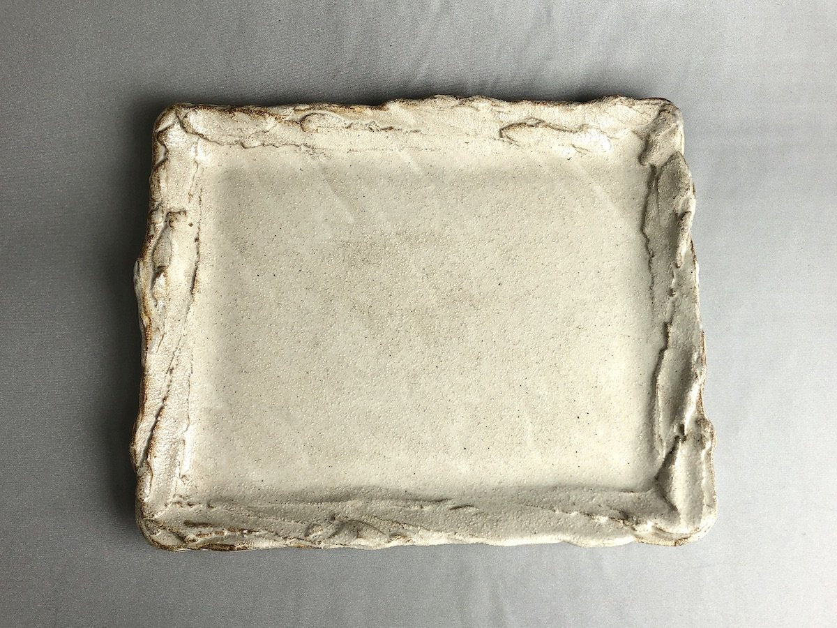 Fresh flour square plate [Masahiro Kumagai]
