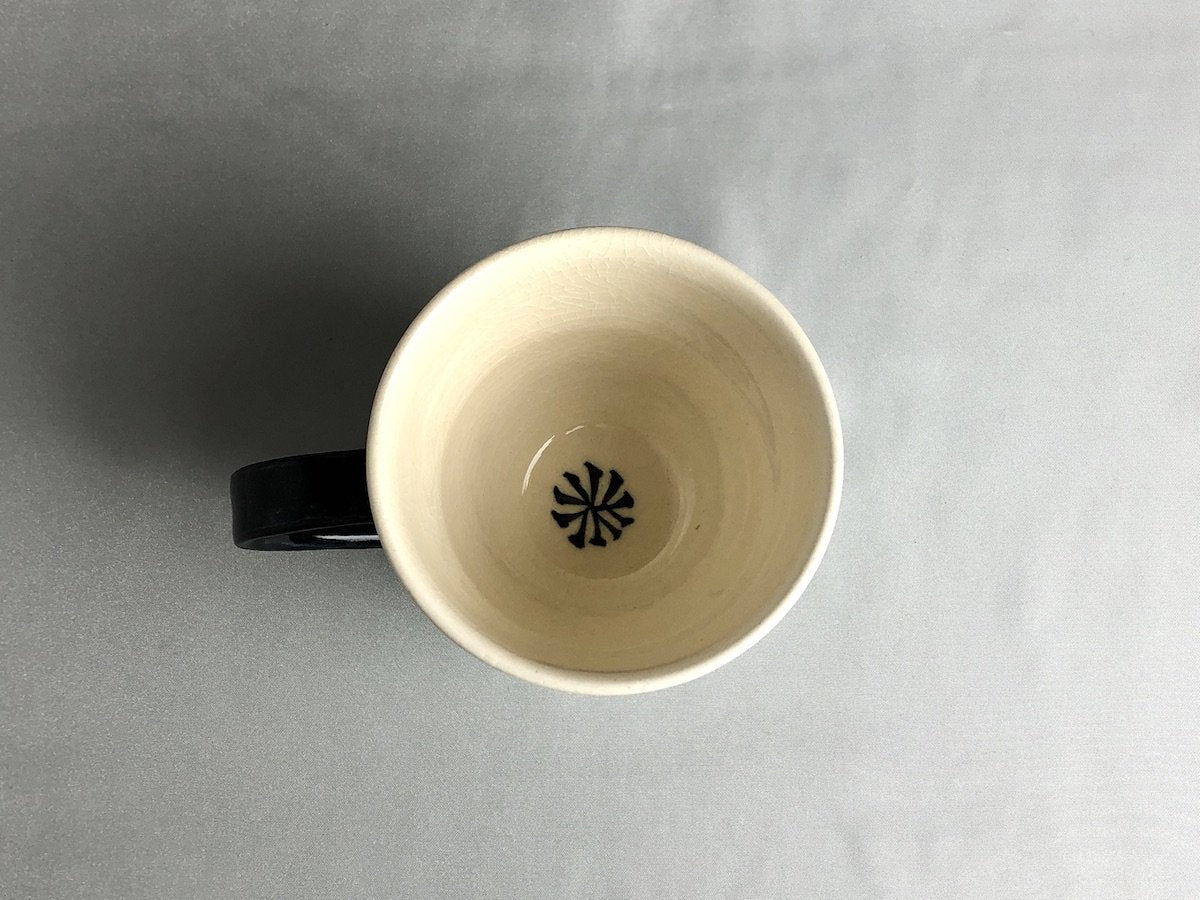 Dyed rhombus crest mug [Kituru Seito]