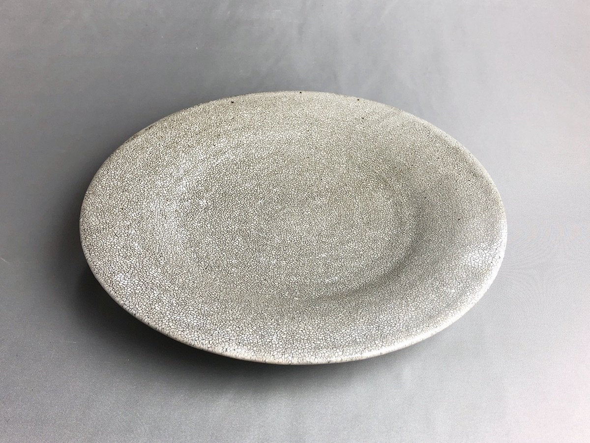 Sabi Kairagi 8-inch plate [Hyozan-gama]