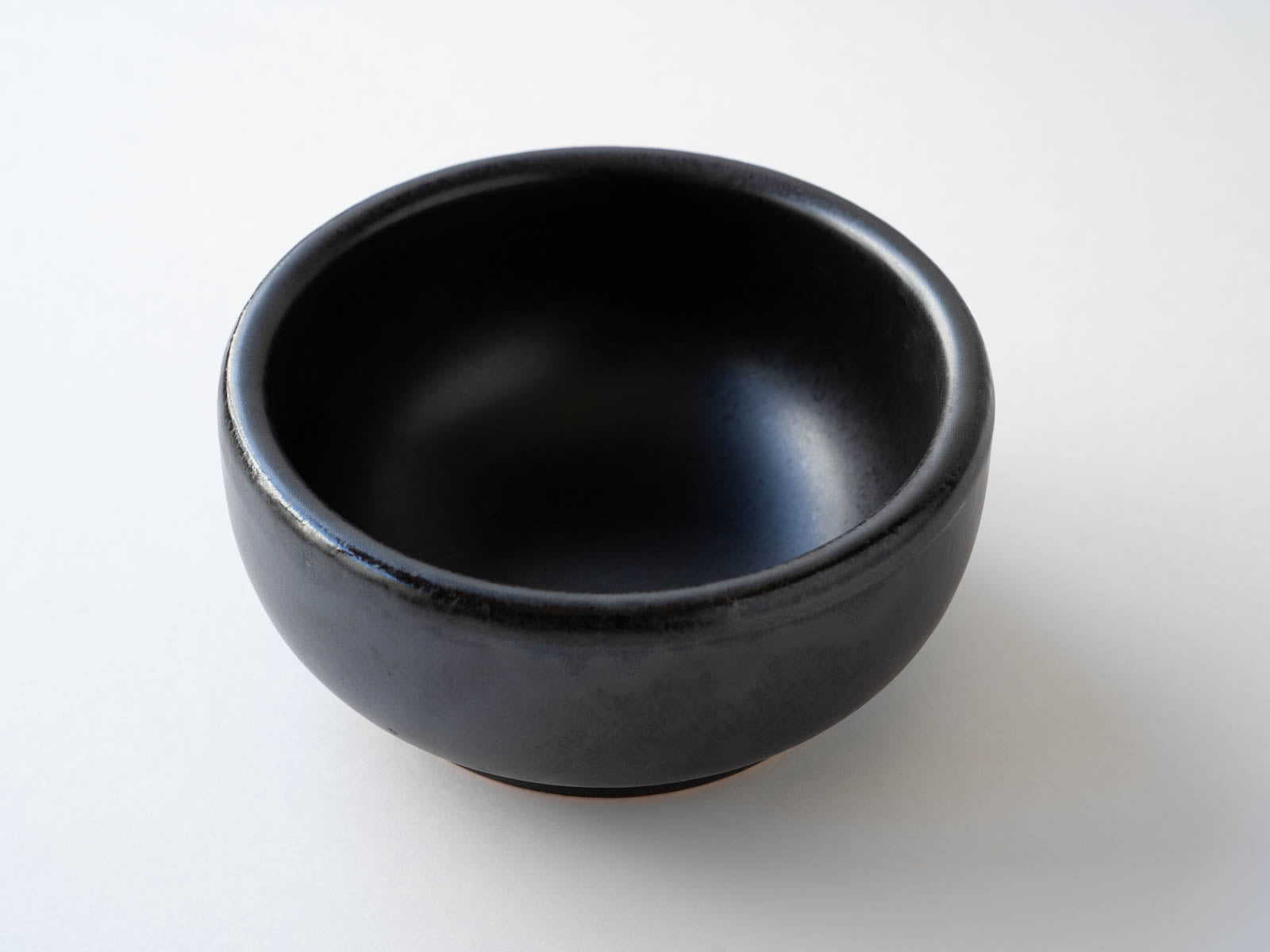 Black stone pot 6 inches [Anraku kiln]