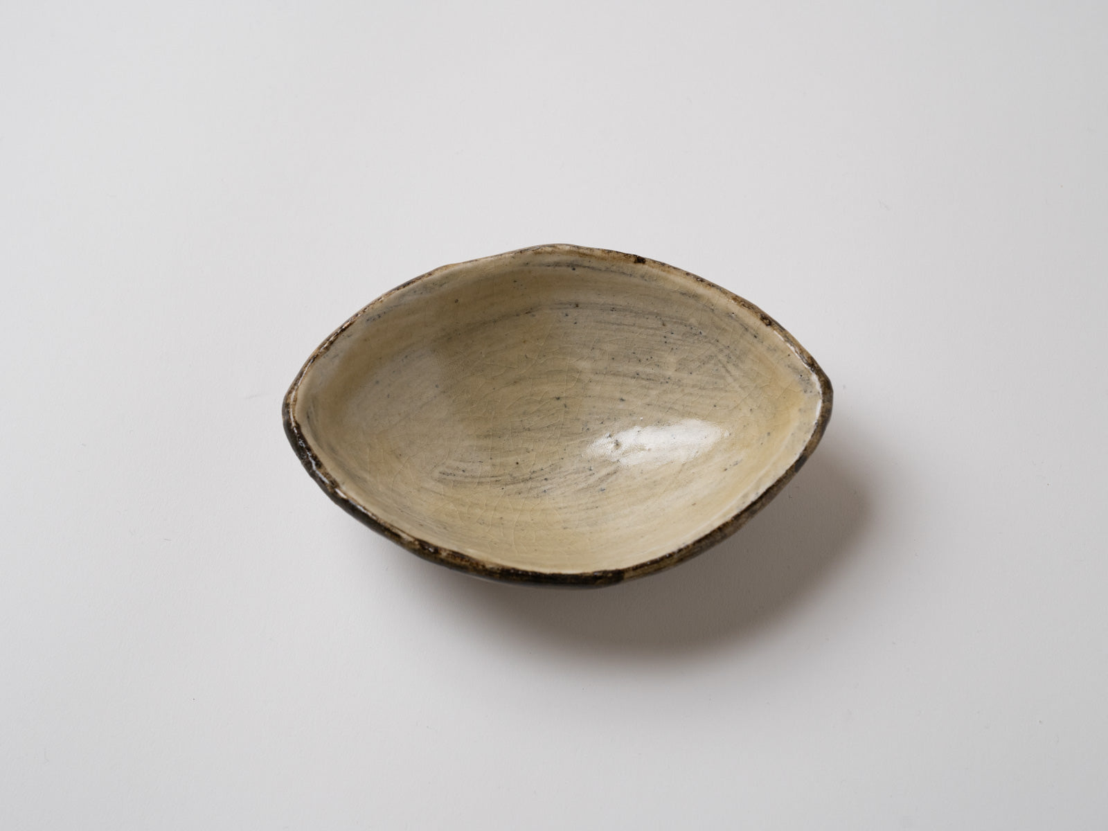 Brush-grained lemon small bowl [Otenjiagama]