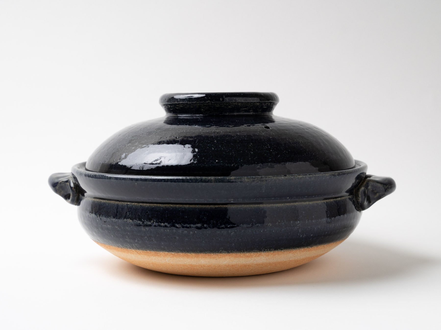 No. 9 earthenware pot Ruri [Kanefusa Ceramics]