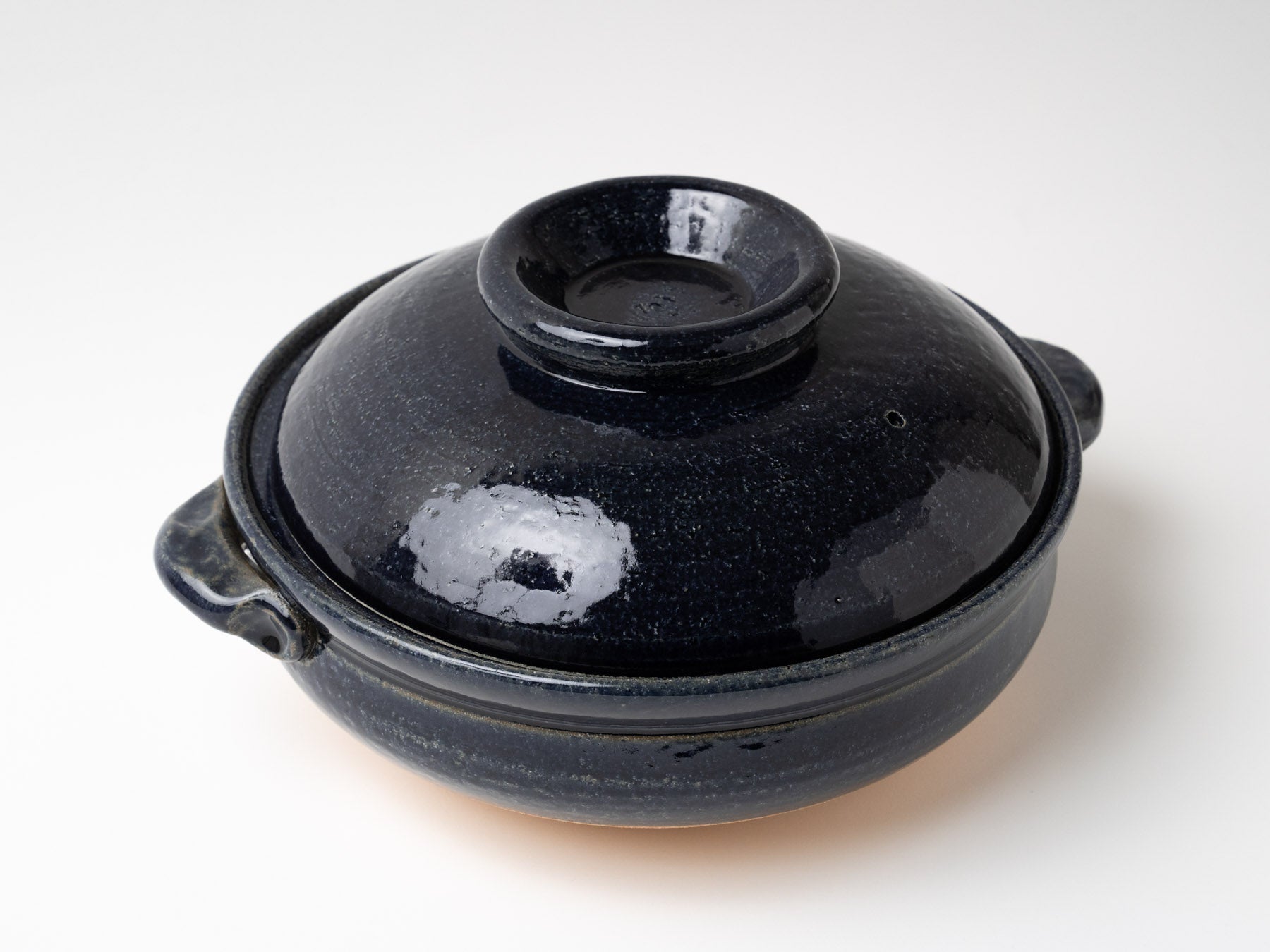 No. 9 earthenware pot Ruri [Kanefusa Ceramics]