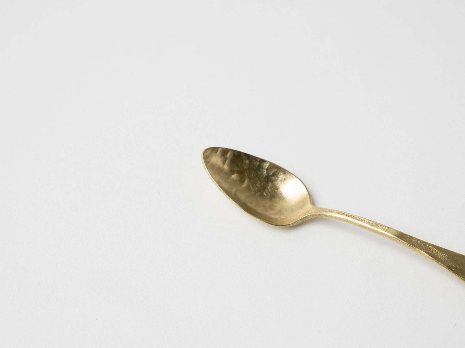 Brass mini spoon [Kiyoshi Haraguchi]