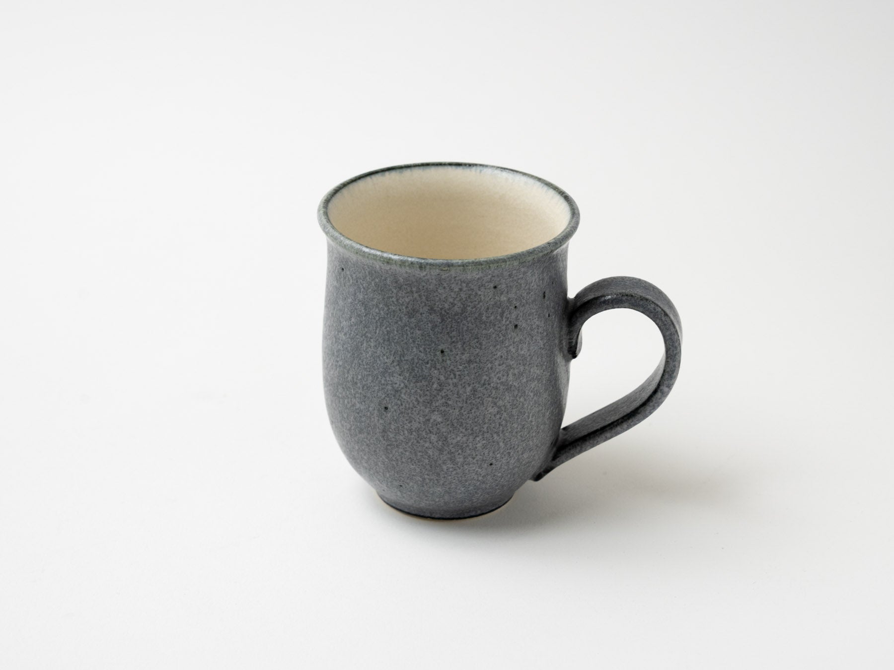 Gray navy bud shaped mug [Bunzan Kanae]