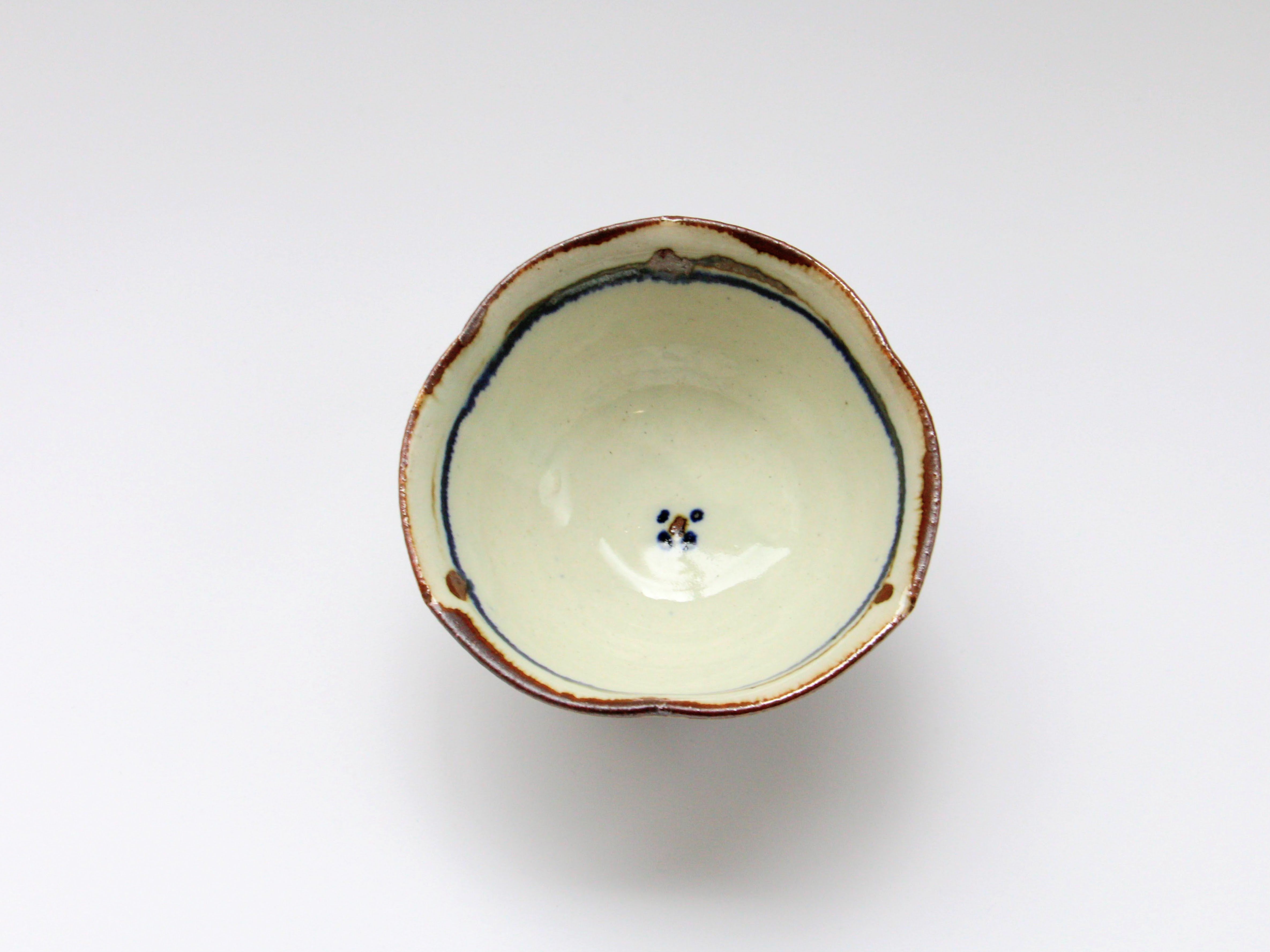 Sabannan plant flower pattern ring flower small bowl [Minami kiln]