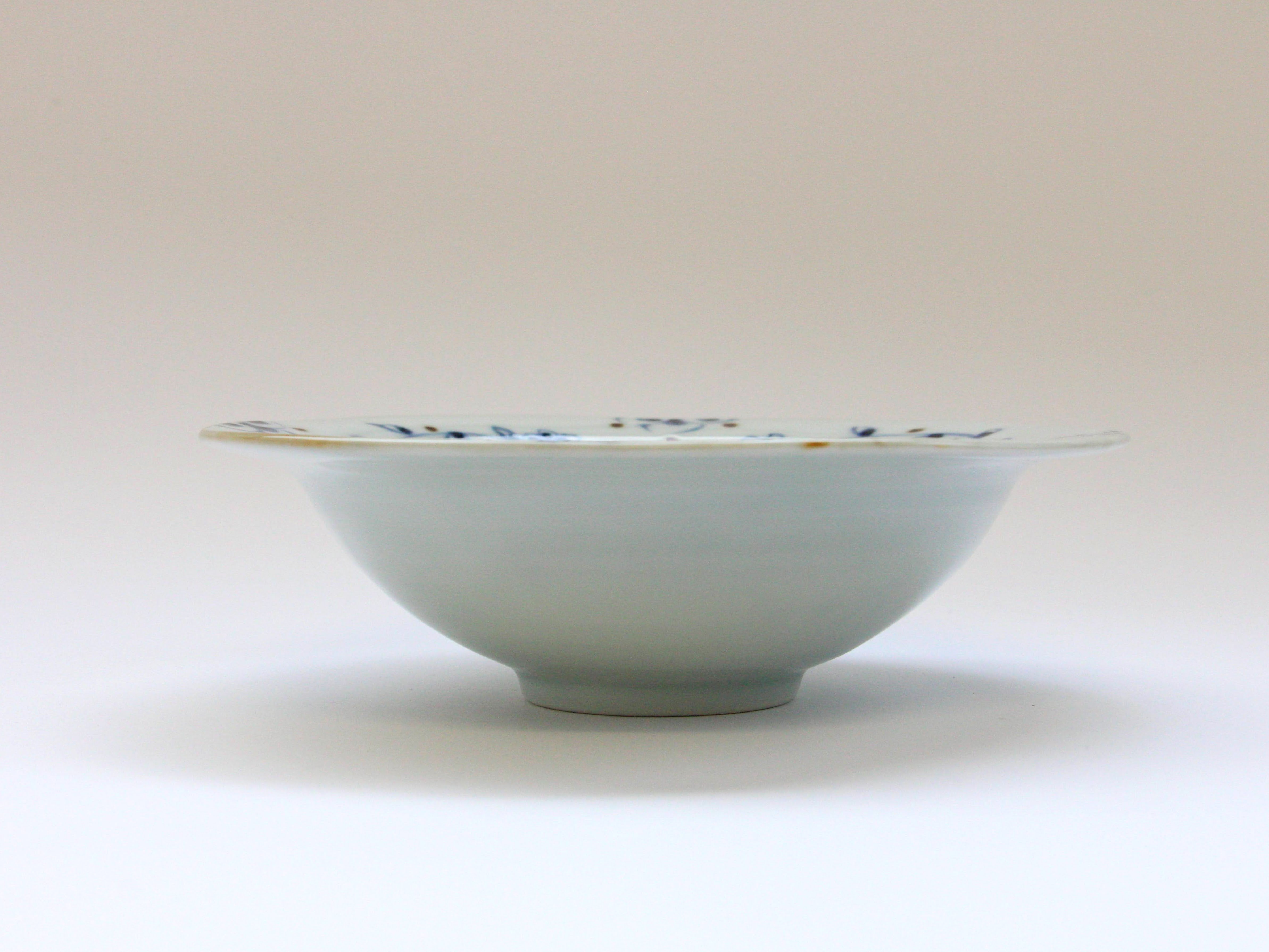 Vine arabesque rim bowl [Tokushichigama]