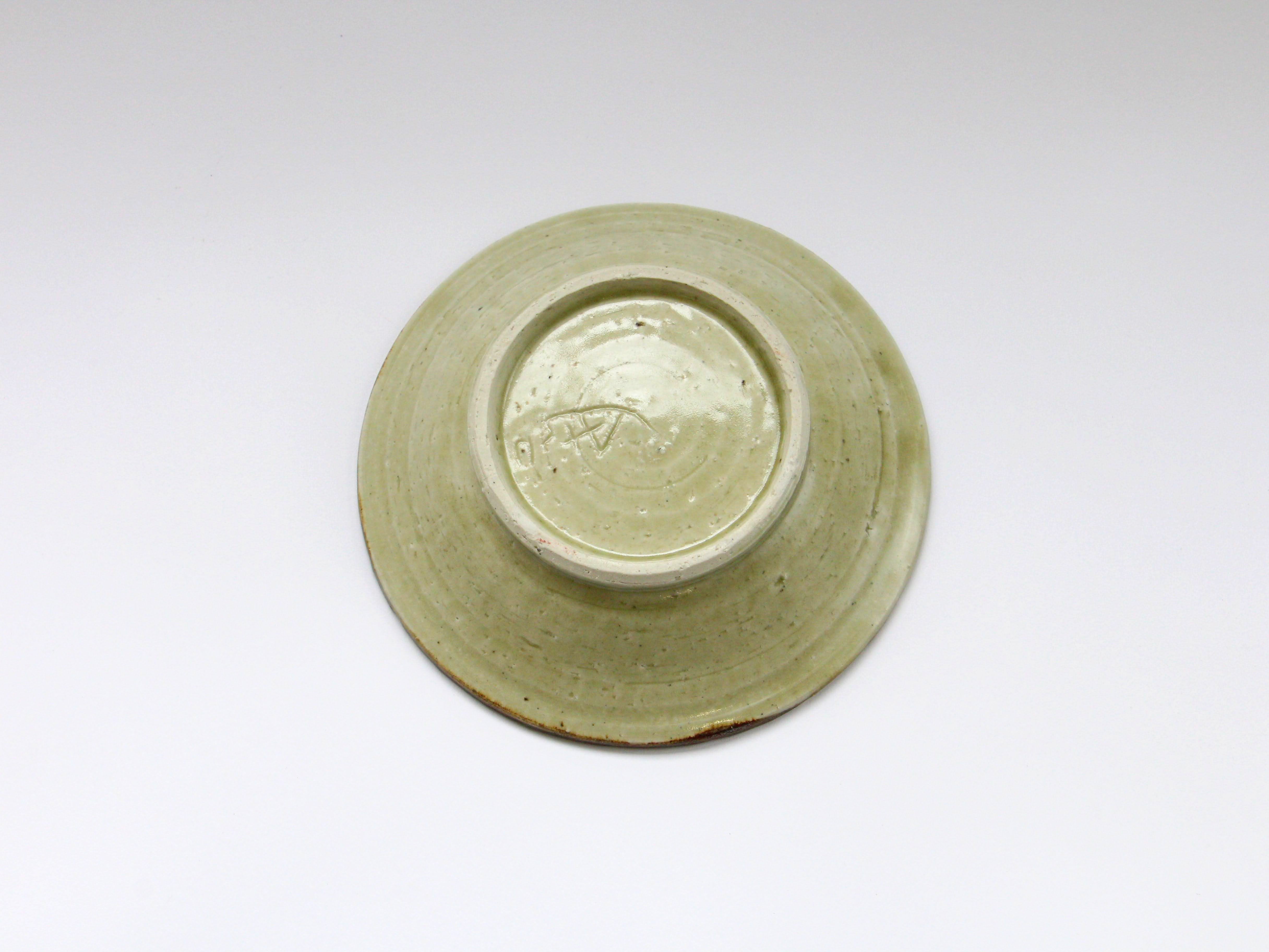 Ash glaze shinogitori bowl [Jun Kato]