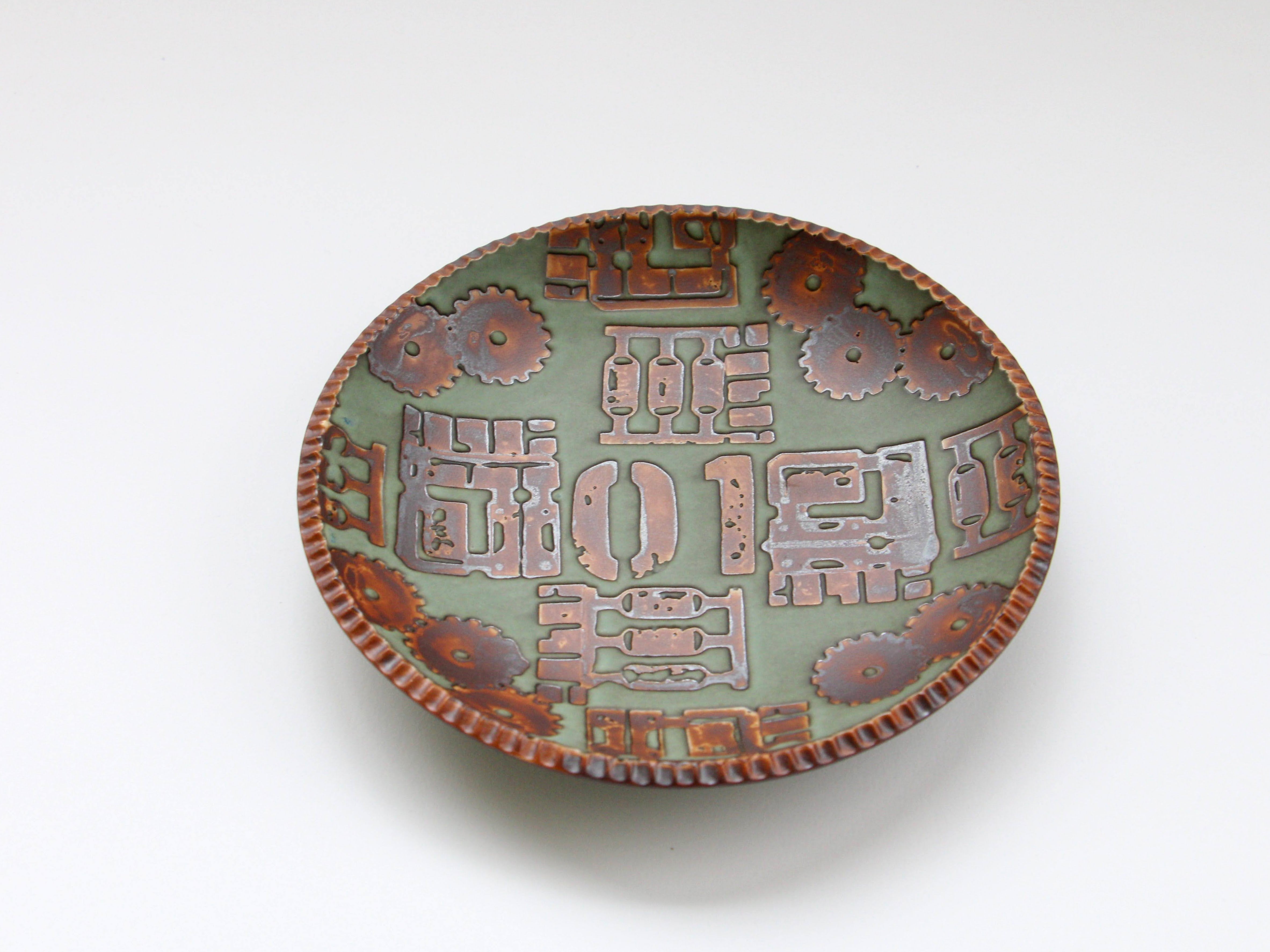 Kikai 01 Ige 5-inch plate [Soebu Pottery]