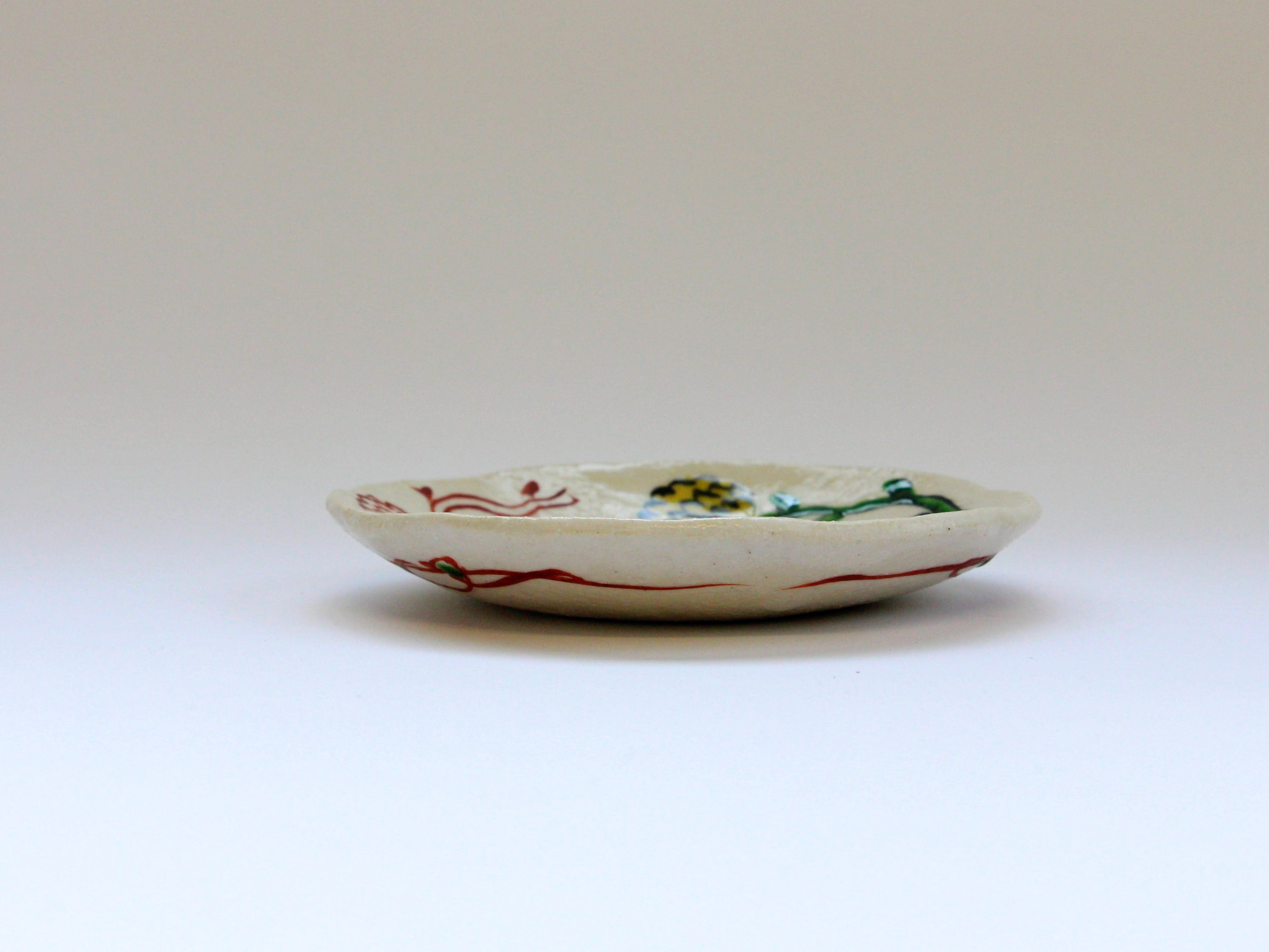 Colored Tachibanamaru small plate [Hiroshi Haisawa]