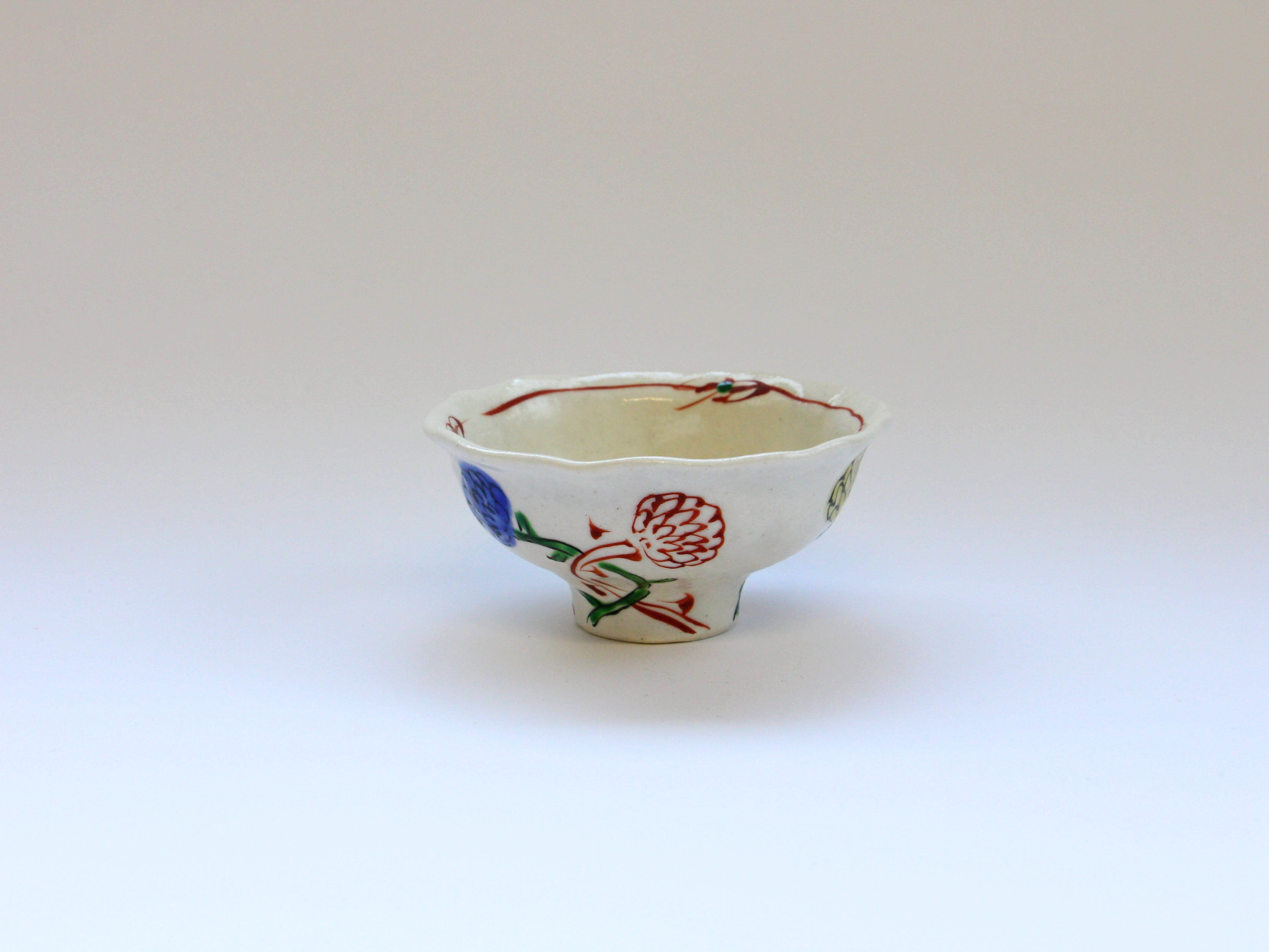 Colored Tachibana rice bowl, small [Hiroshi Haisawa]