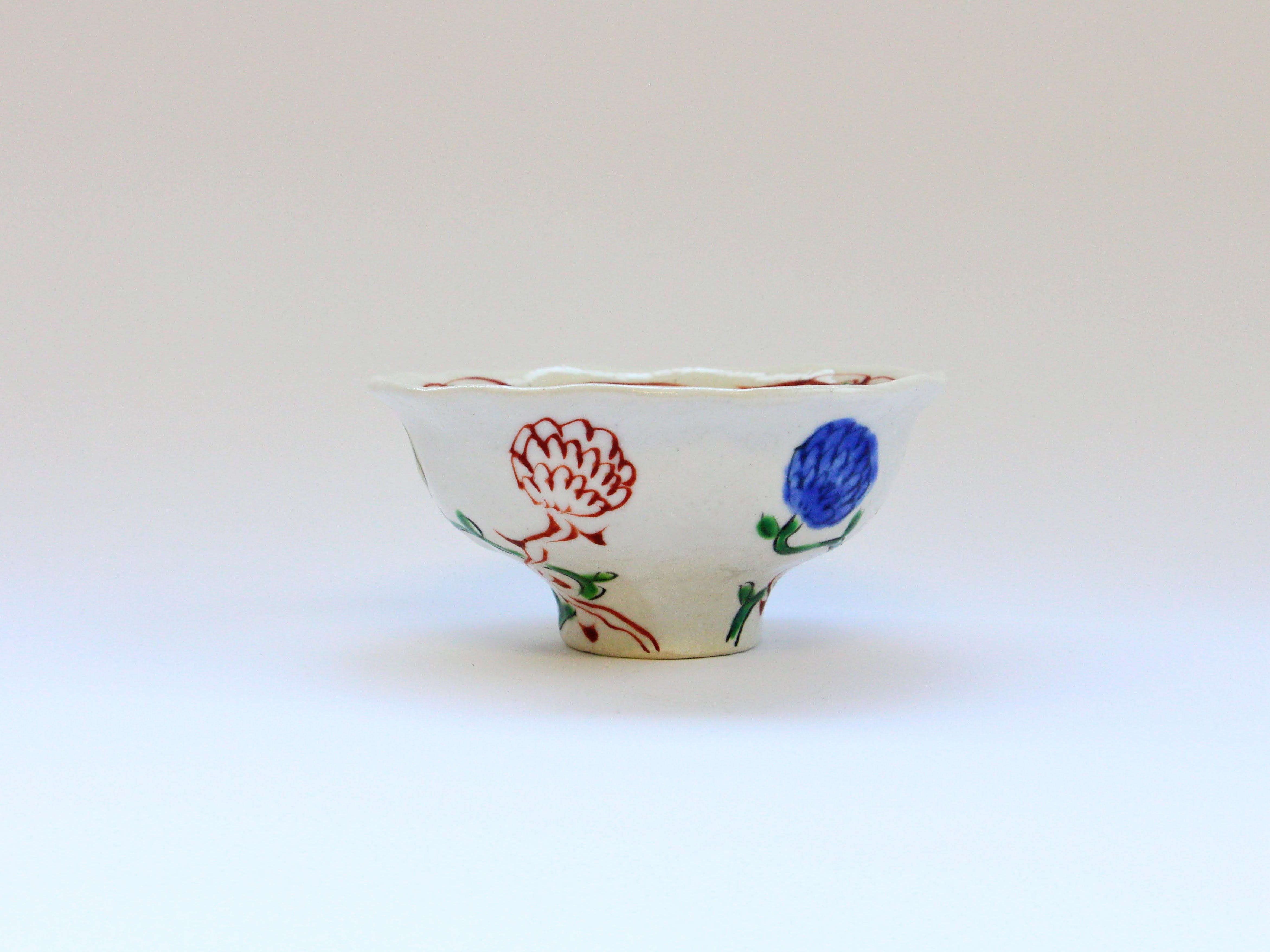 Colored Tachibana rice bowl, small [Hiroshi Haisawa]