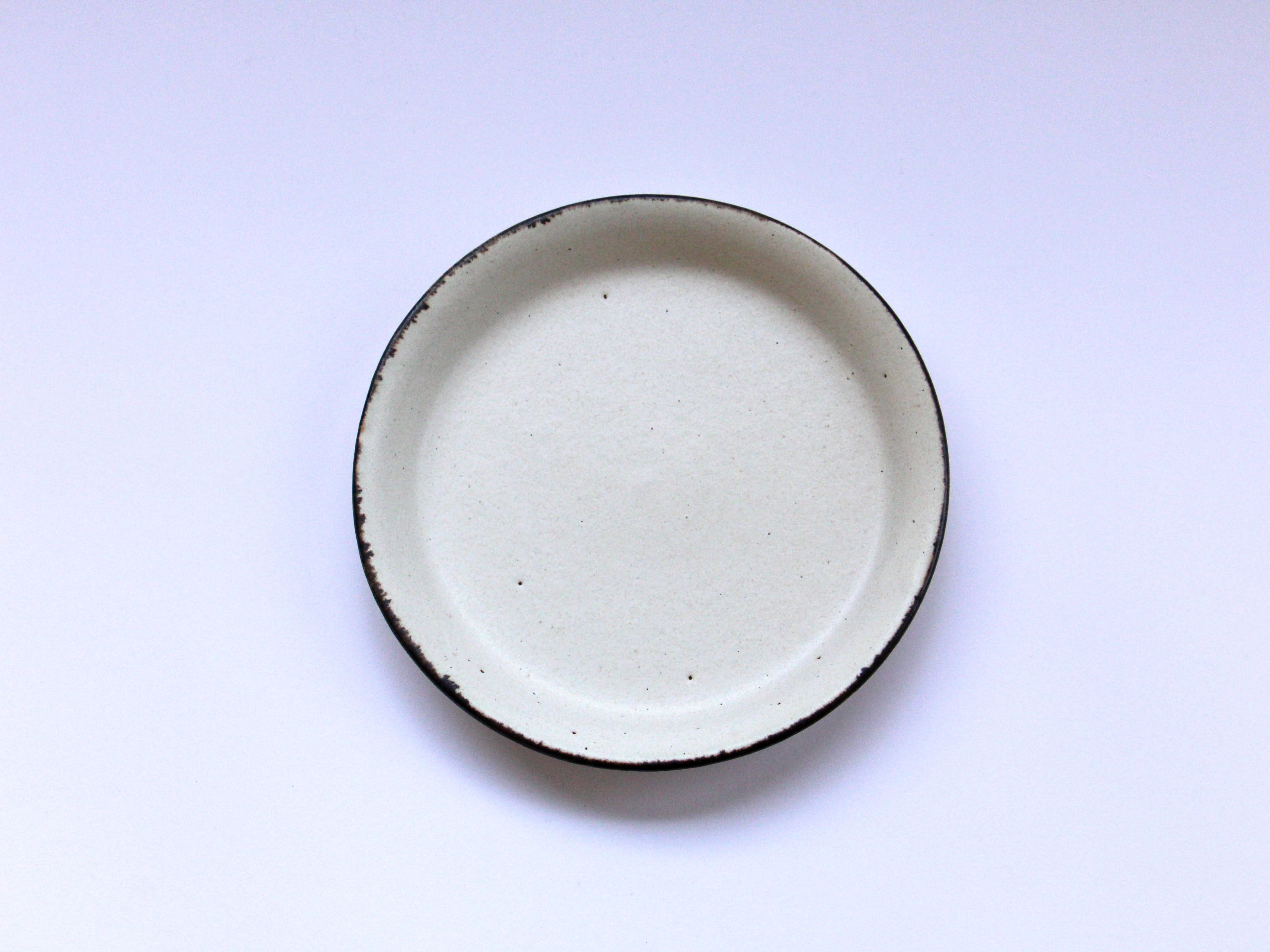 白泥5寸プレート【文山香菜江】