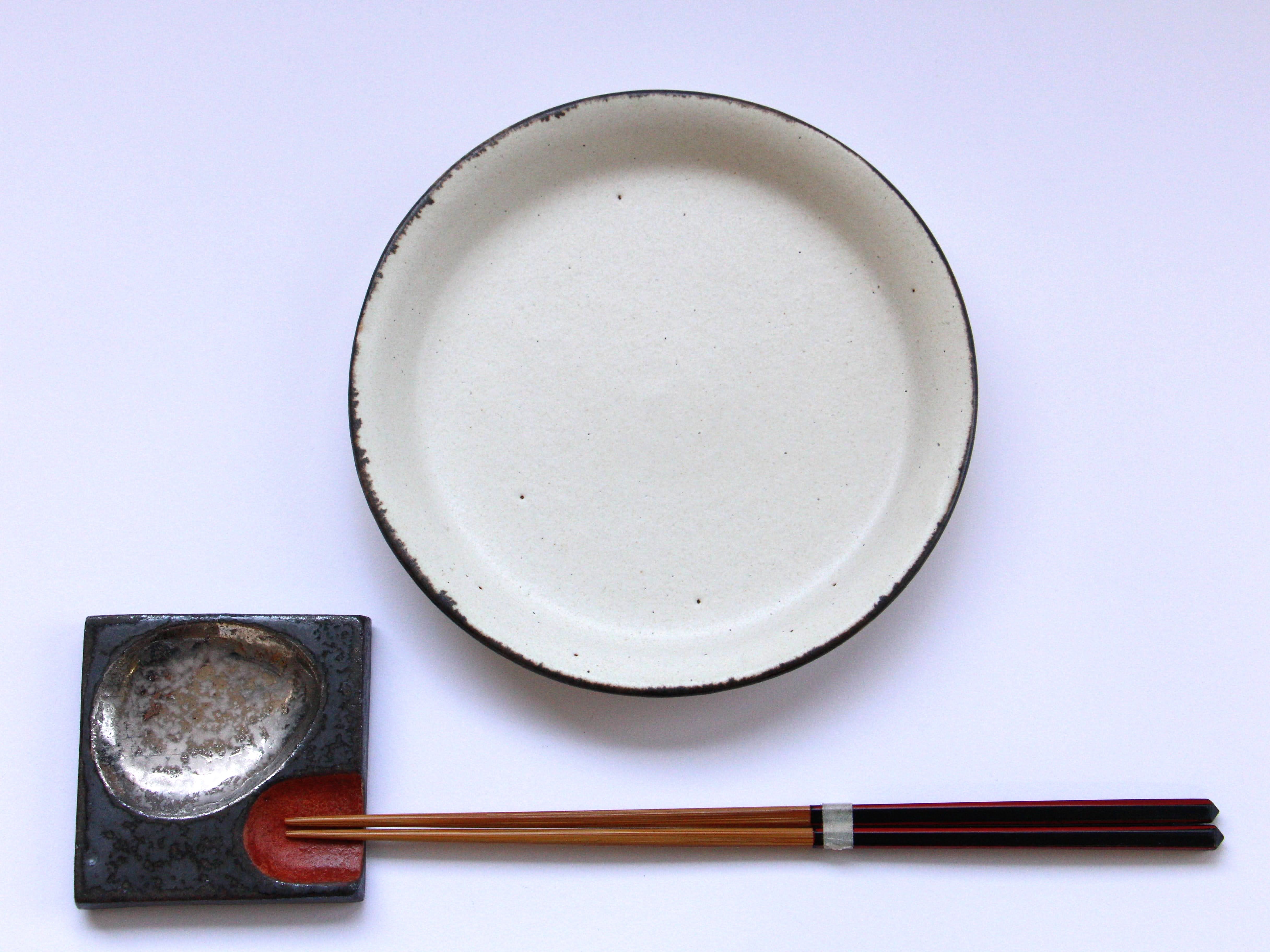 白泥5寸プレート【文山香菜江】