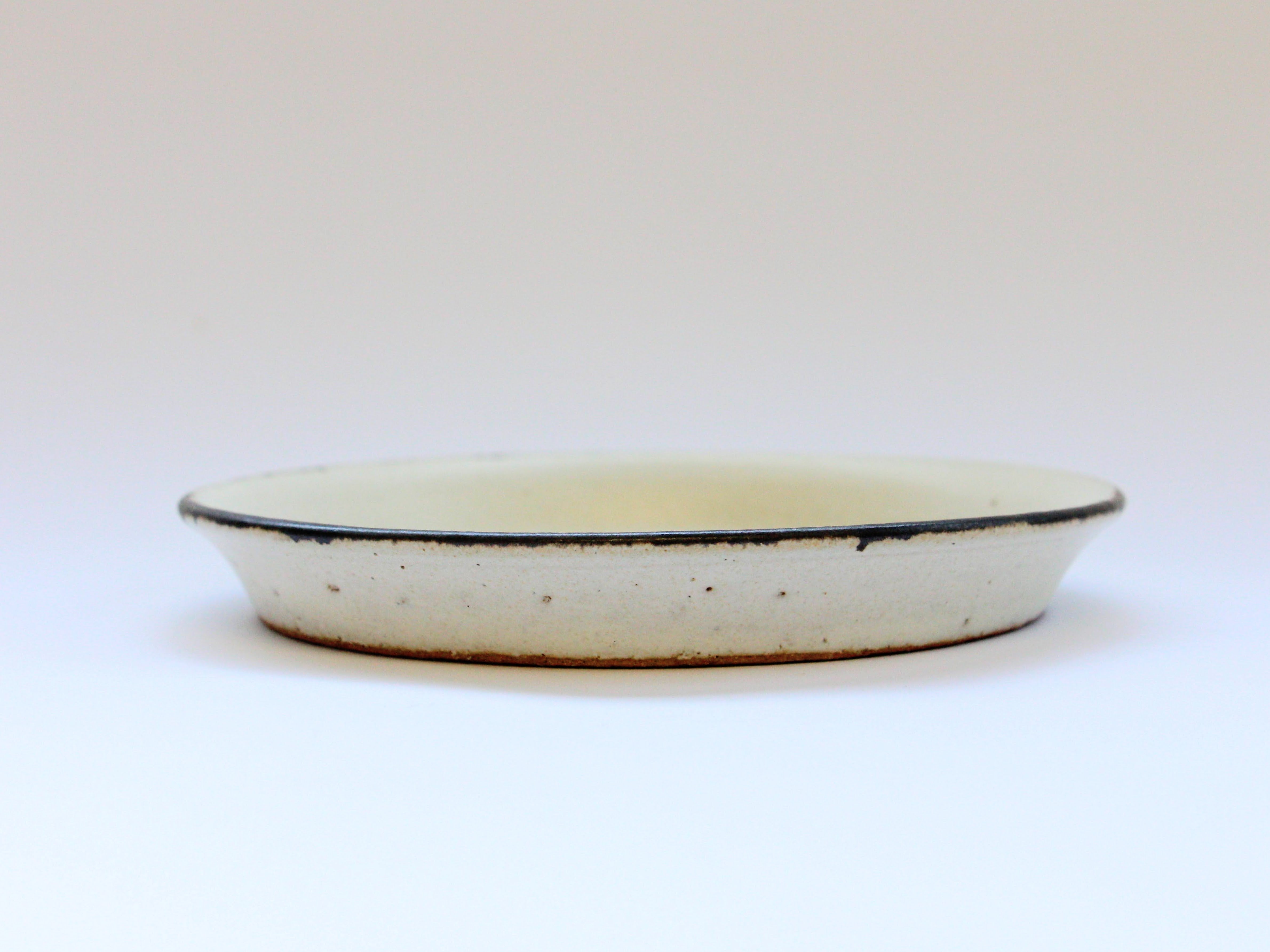 白泥5寸プレート【文山香菜江】