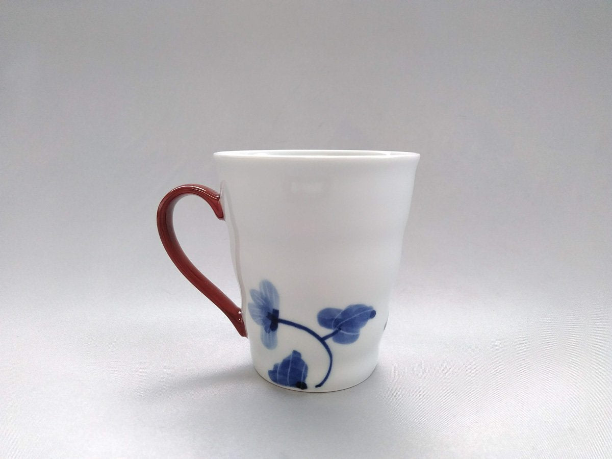 Dyed Sumire Crest Mug Red [Eguchi Pottery]