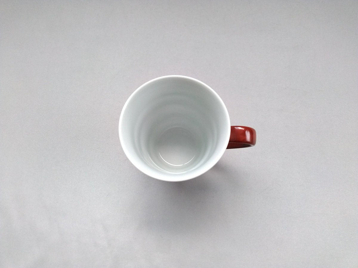 Dyed Sumire Crest Mug Red [Eguchi Pottery]