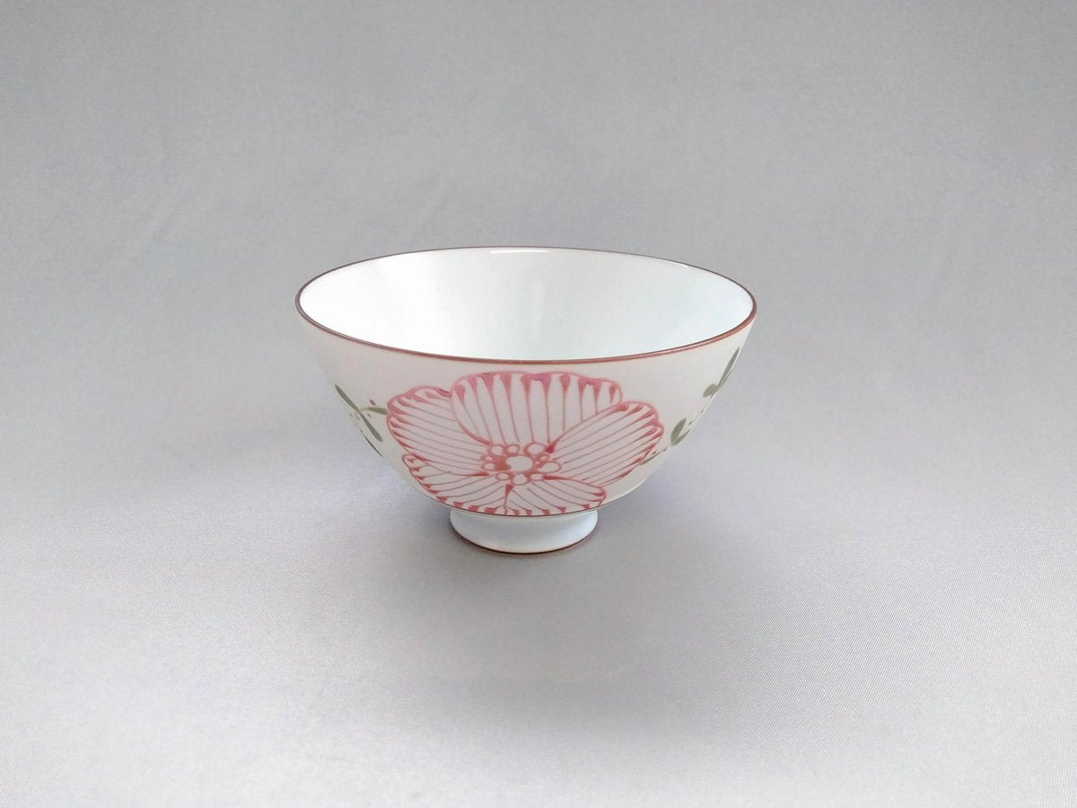 Raster Ayaka Kasuga bowl red small [Fukumine Kiln]