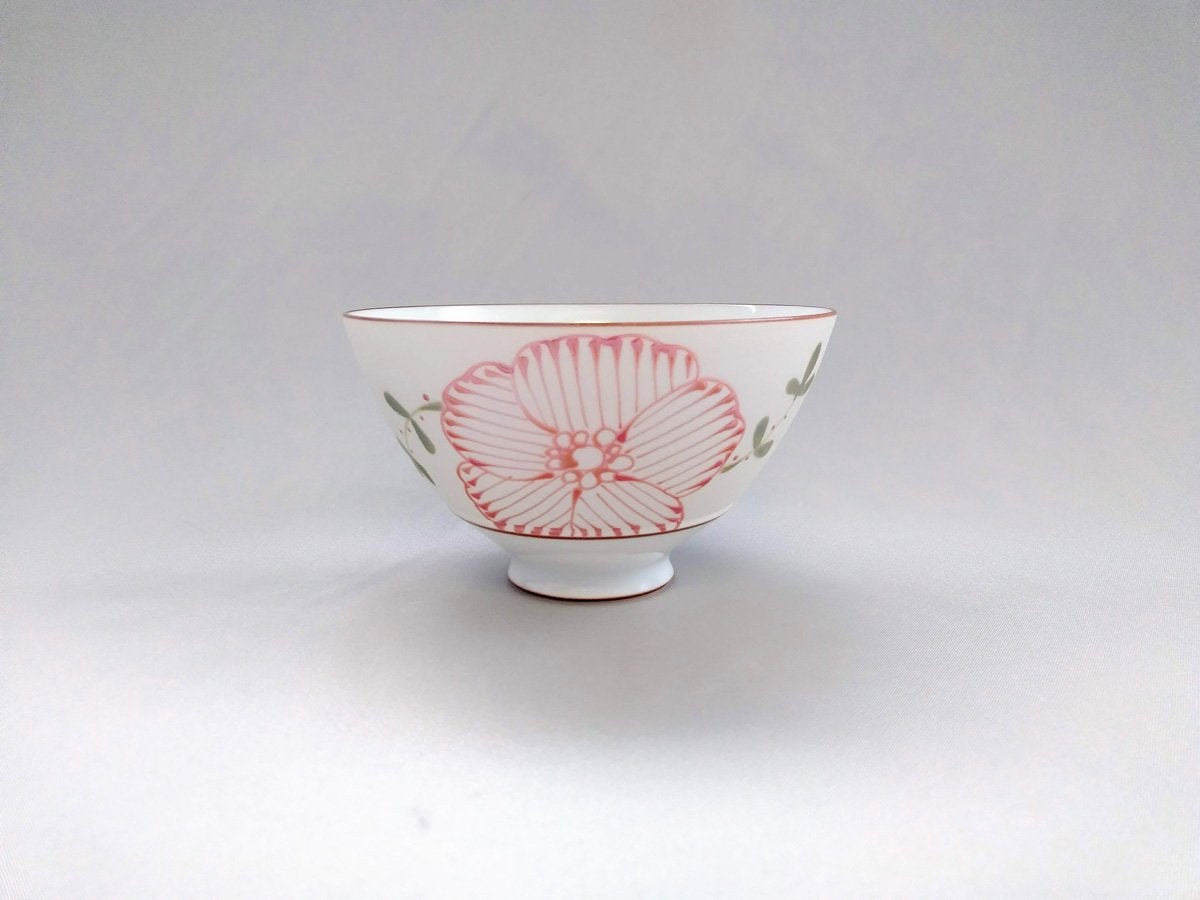 Raster Ayaka Kasuga bowl red small [Fukumine Kiln]