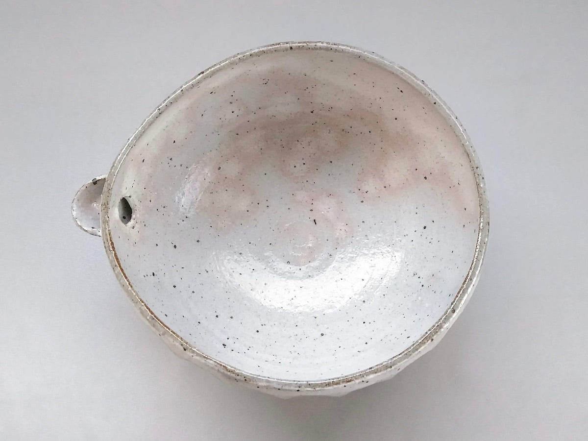 Powdered thick shavings 6-inch Katakuchi pot [Hyozan kiln]
