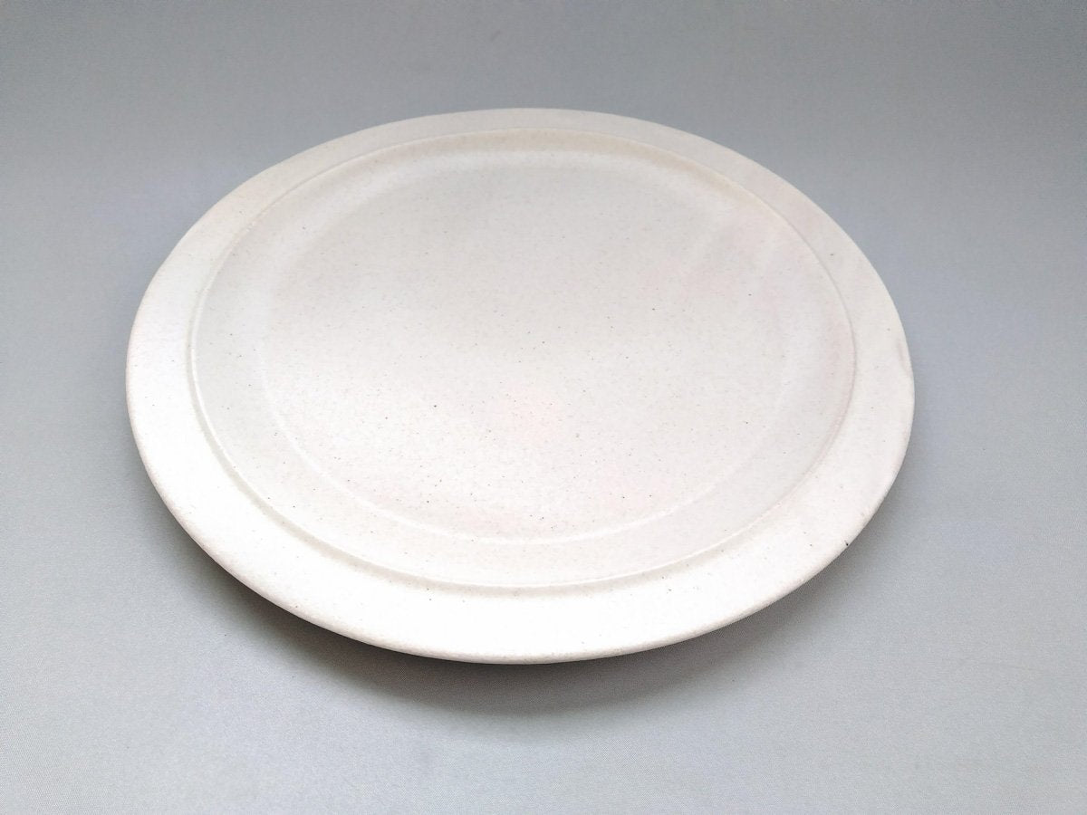 Color matte rim plate large white [Takuya Ohara]