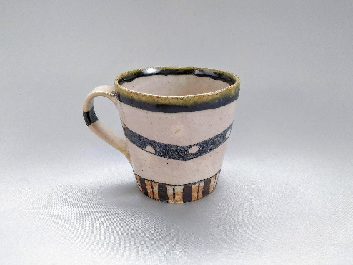 Iron belt dot cut mug [Masashi Sato]