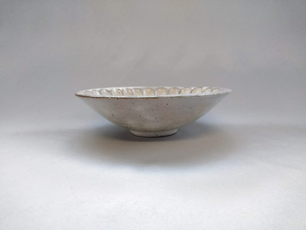 Powdered thick shavings 5.5 inch bowl [Hyozan kiln]