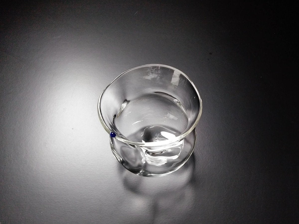 Pochikoro Glass Blue [Mitsuhiro Hara]