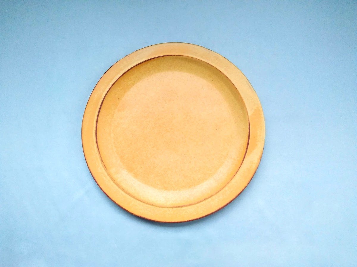 Color matte rim plate yellow [Takuya Ohara]