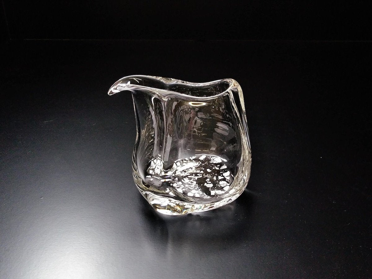Silver foil sake bottle [Mitsuhiro Hara]