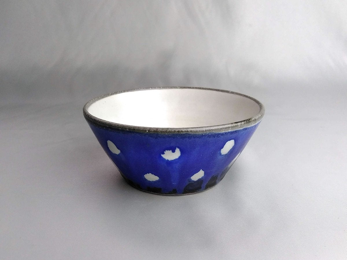 Blue dot cut 4.5 inch pot [Tatsuo Otomo]