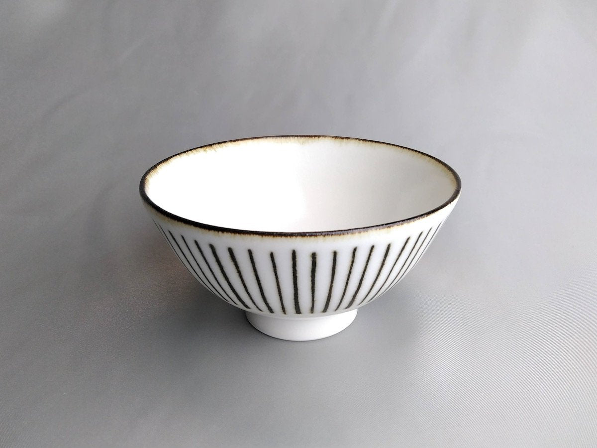 White porcelain jukusa rice bowl [Tetsuya Kobayashi]