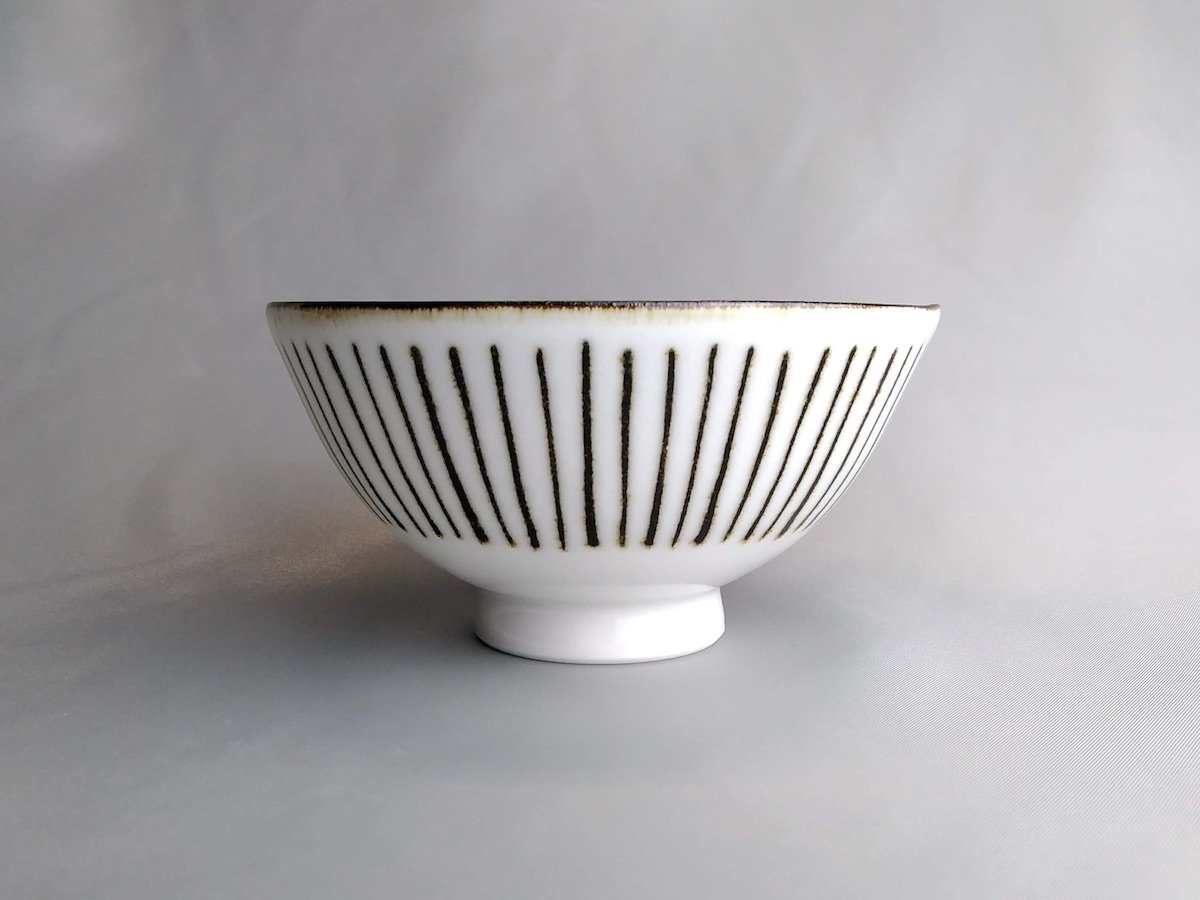 White porcelain jukusa rice bowl [Tetsuya Kobayashi]