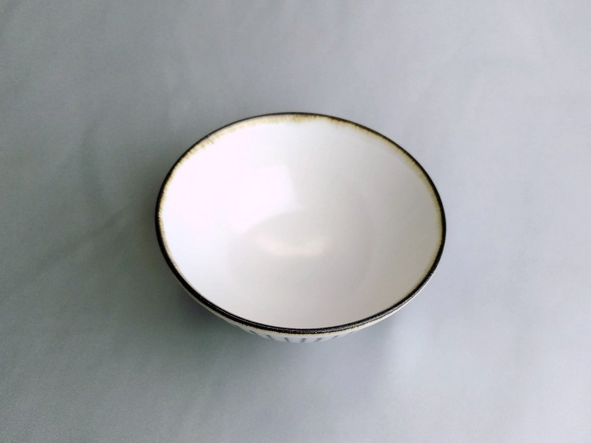 White porcelain jukusa rice bowl [Tetsuya Kobayashi]