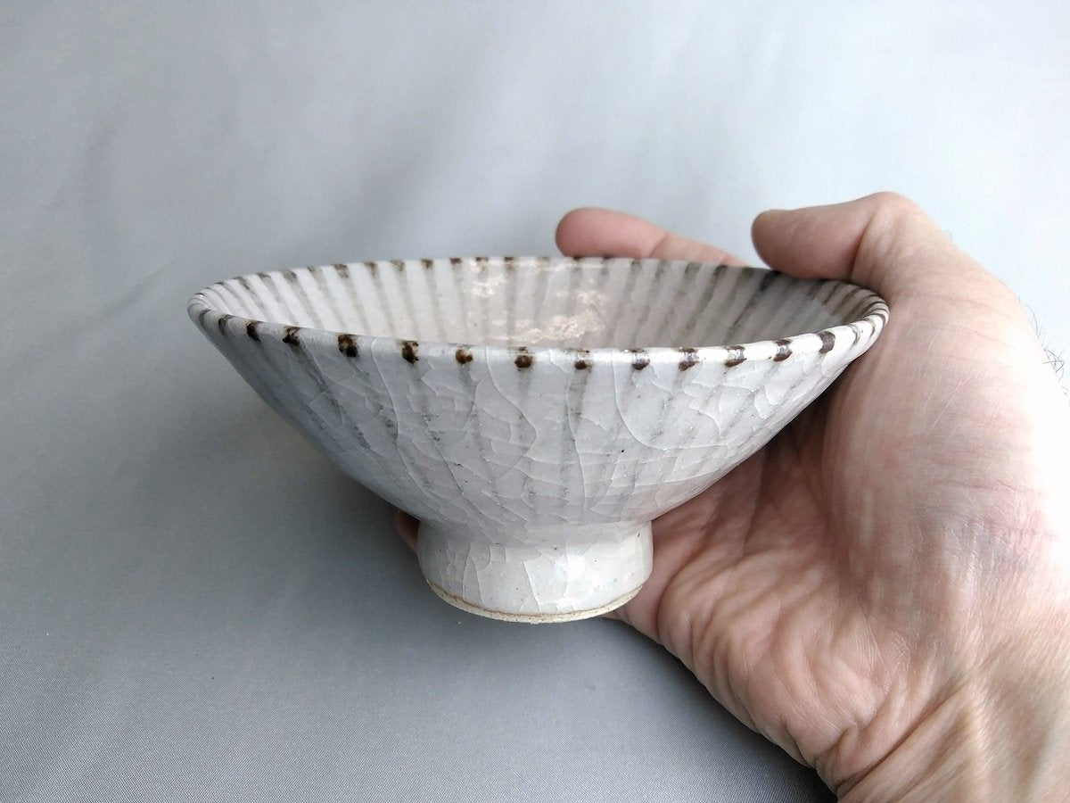 Shino Jugusa rice bowl small [Shigehisa Miura]