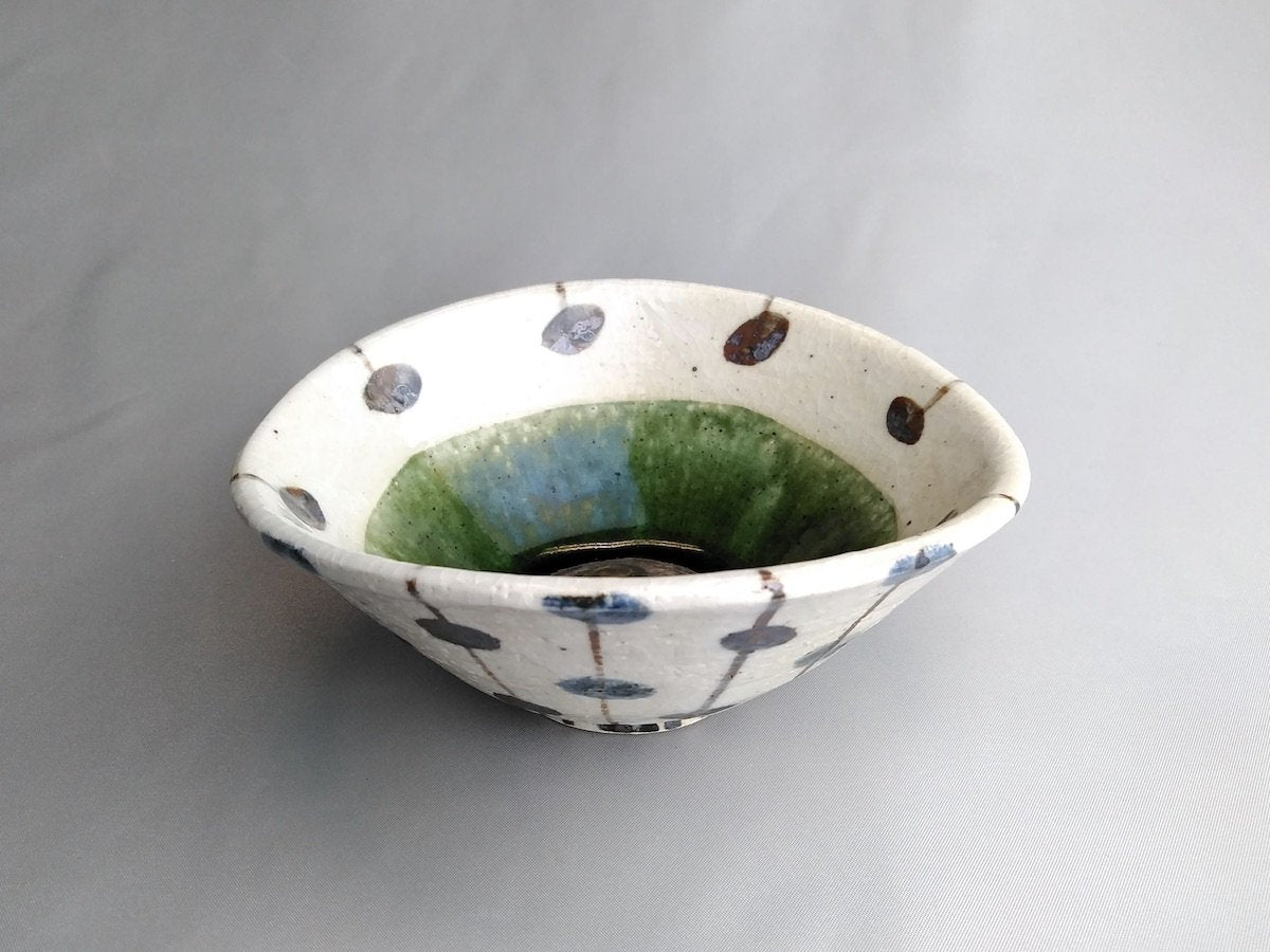 Oribe Tamasuda Wami Small Bowl [Nakagaki Renji]