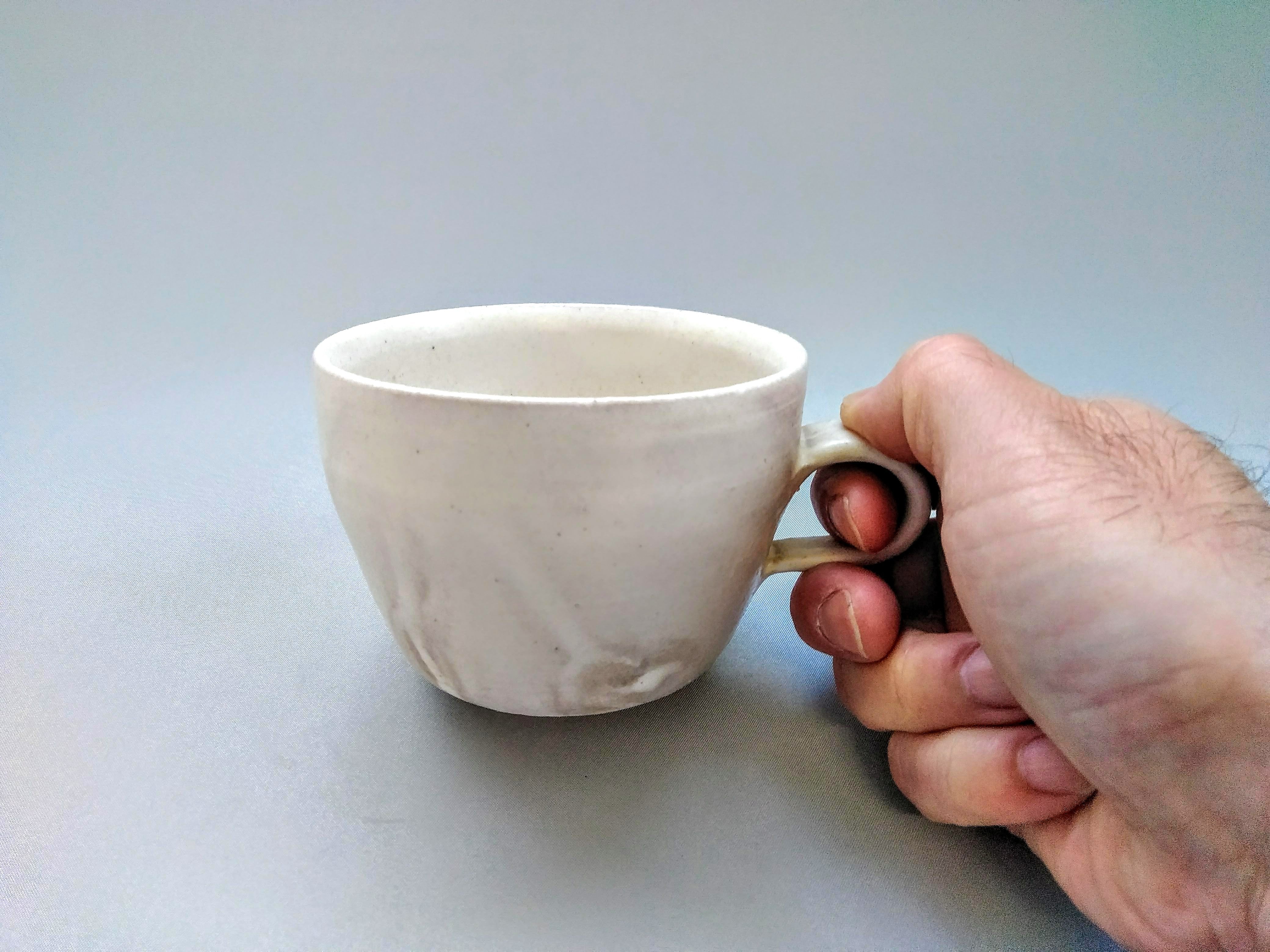 Color matte mug white [Takuya Ohara]