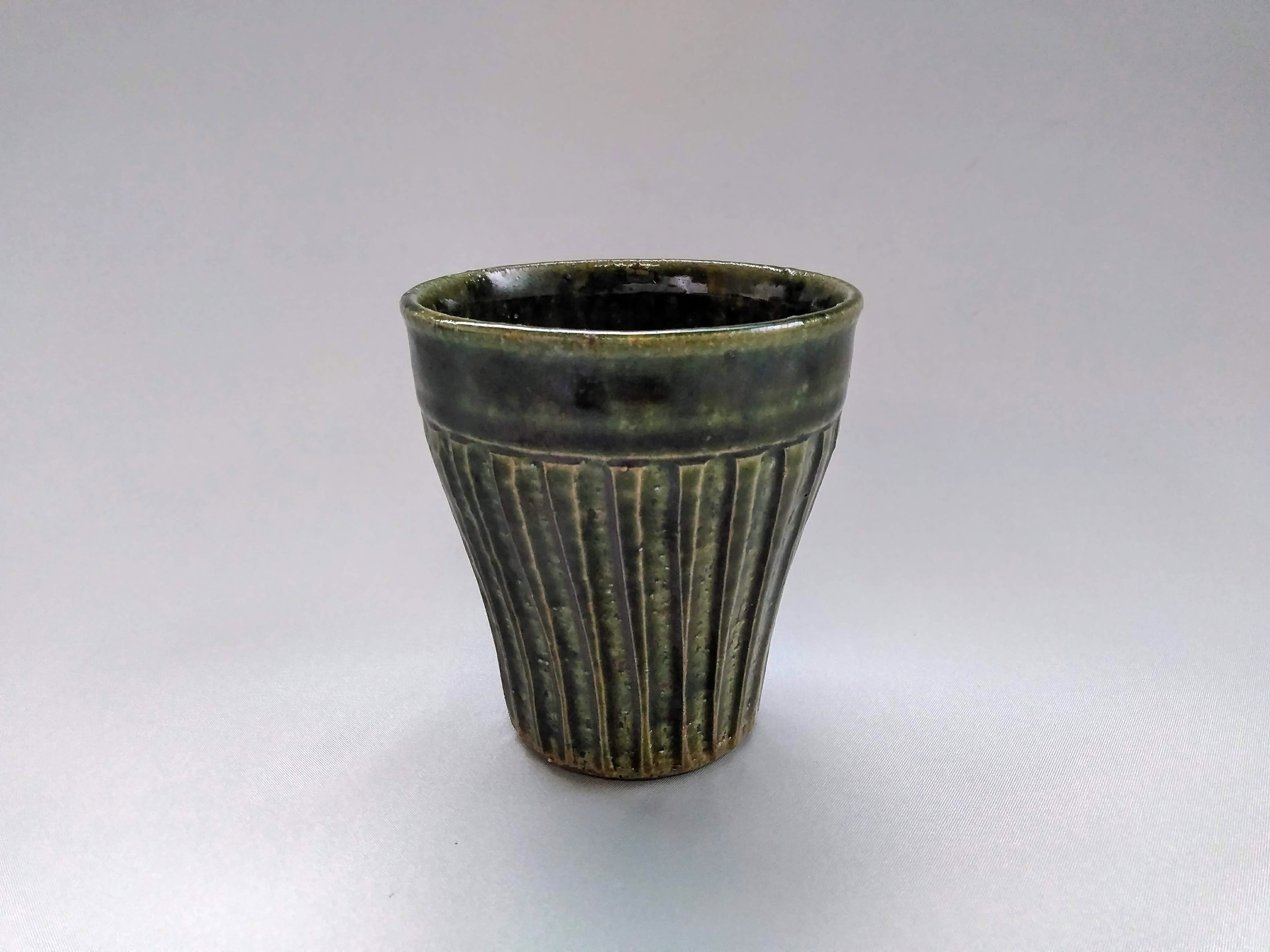 Shinogi Warp Free Cup Oribe [Kiyohide Yokoi]