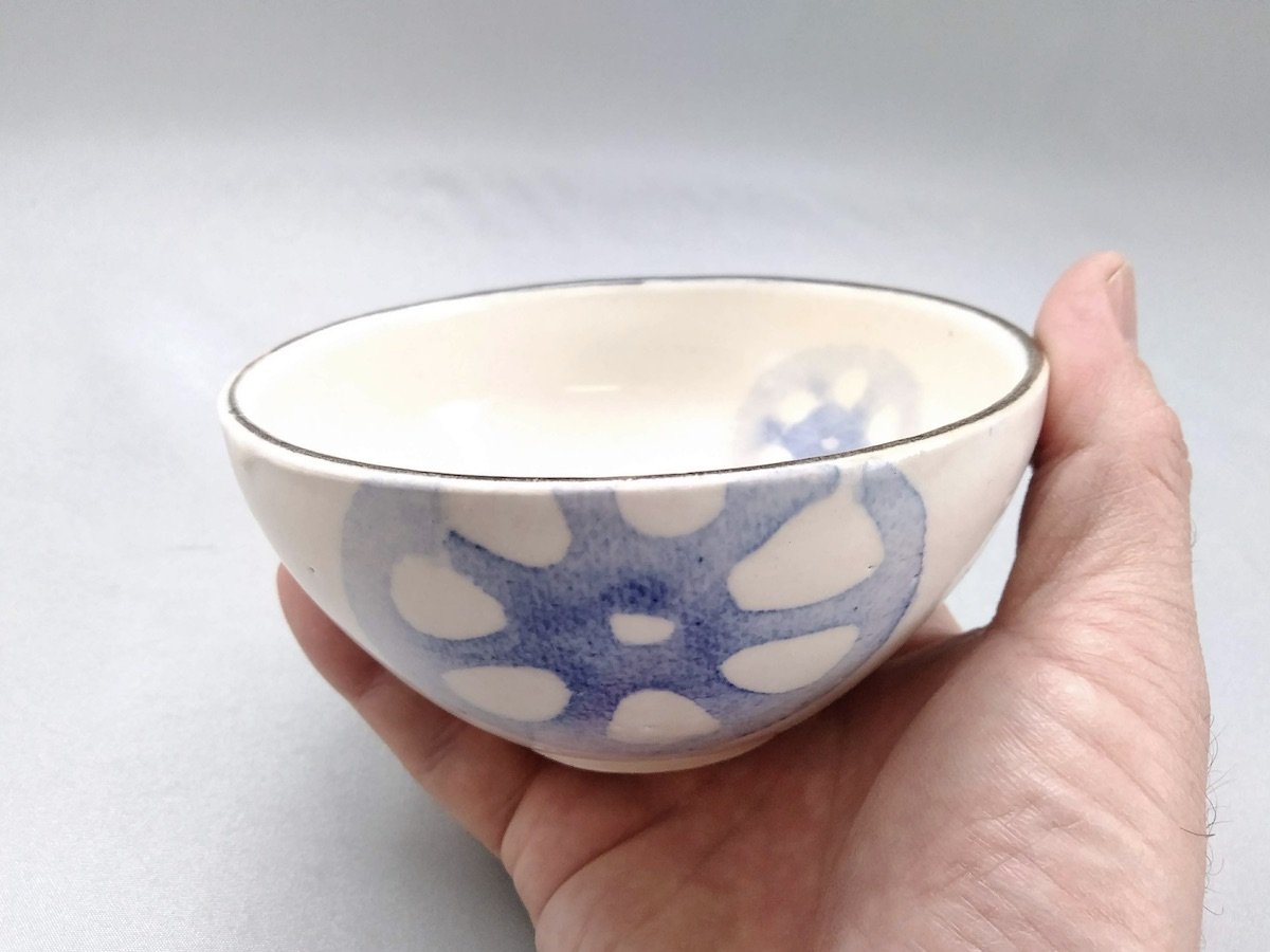 Washi-dyed lotus root rice bowl [Yasumi Kobo]