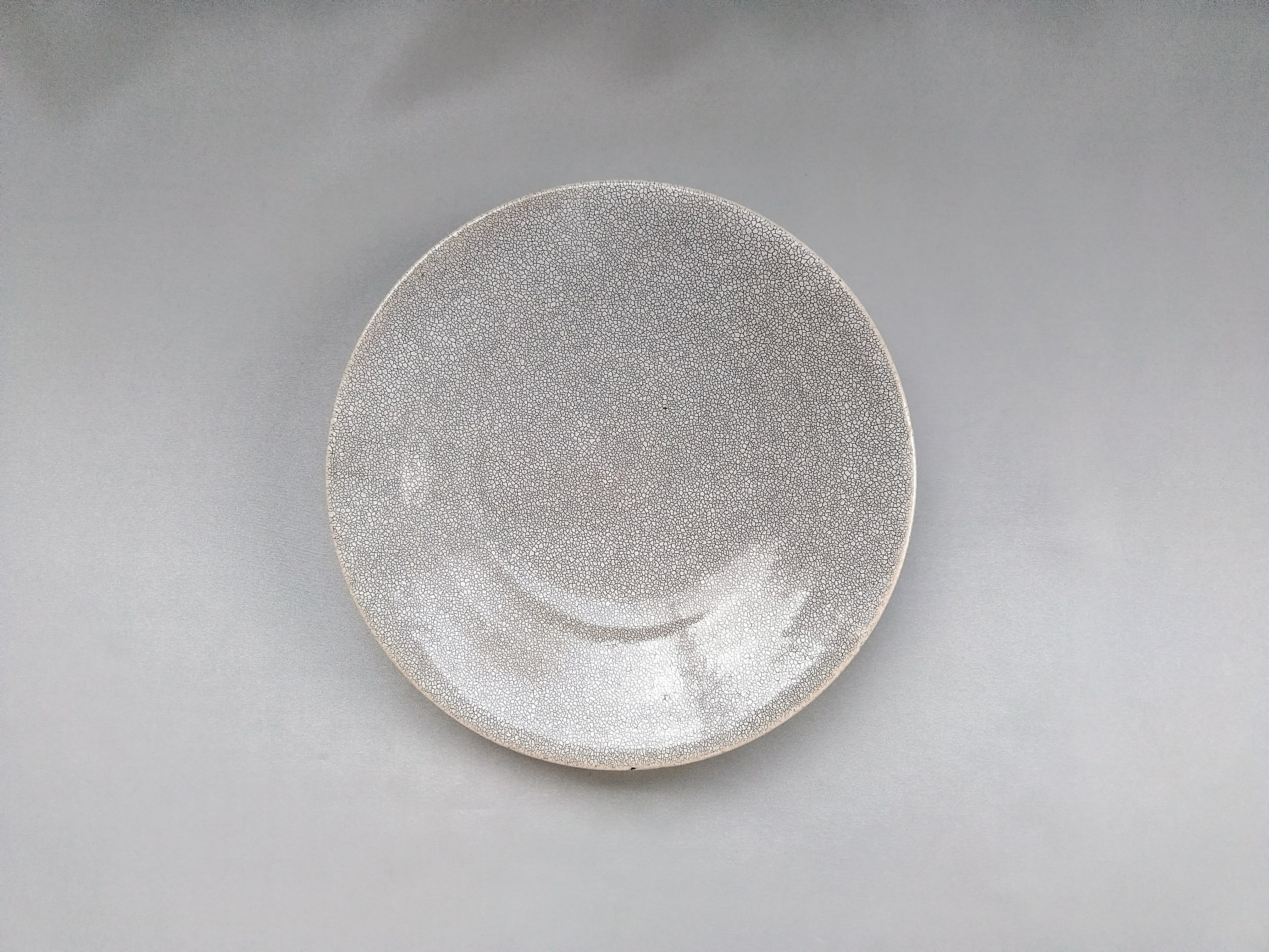 Sabi Kairagi 6-inch plate [Hyozan-gama]